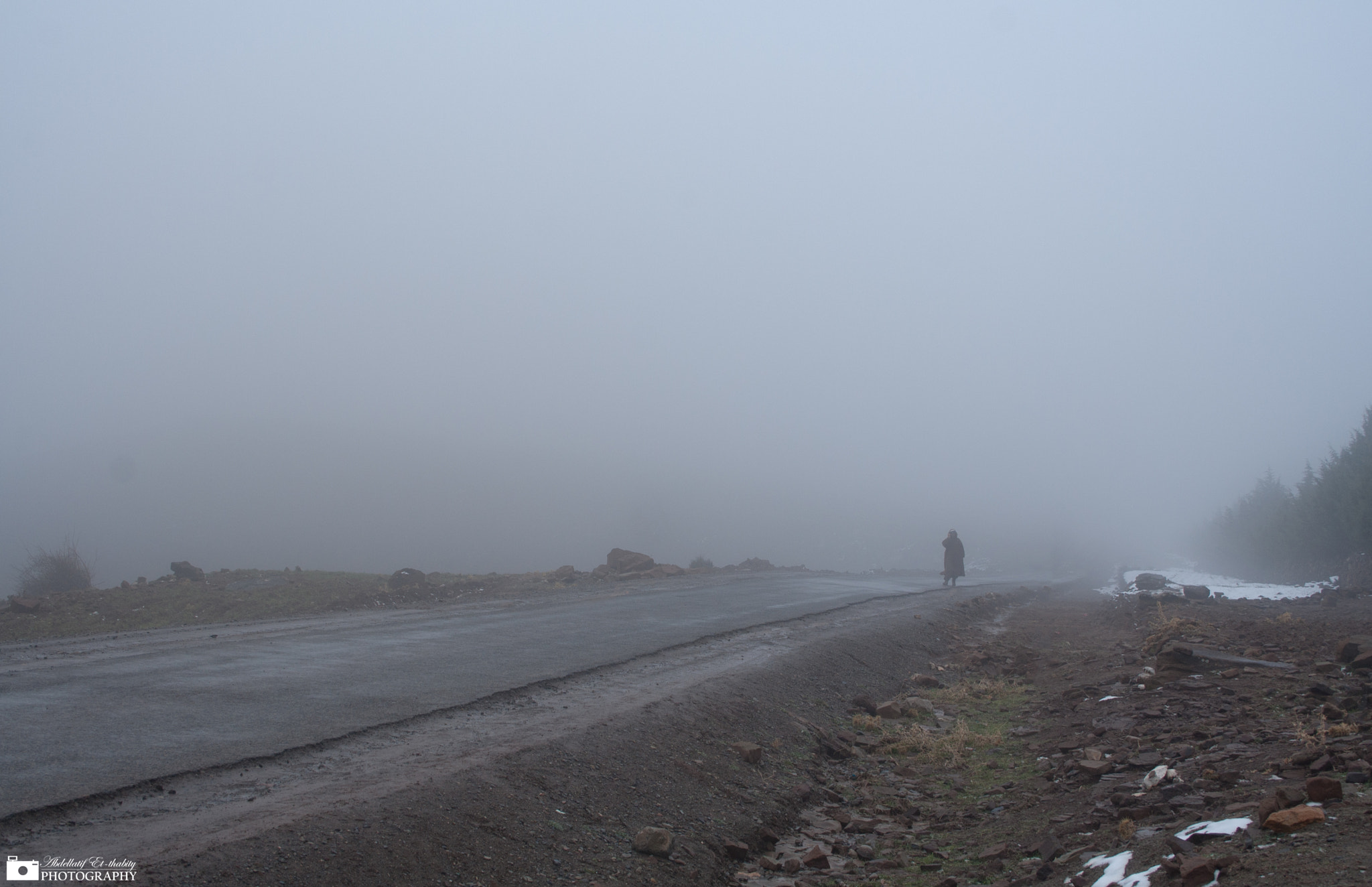 Canon EF-S 18-55mm F3.5-5.6 II sample photo. Into the fog photography
