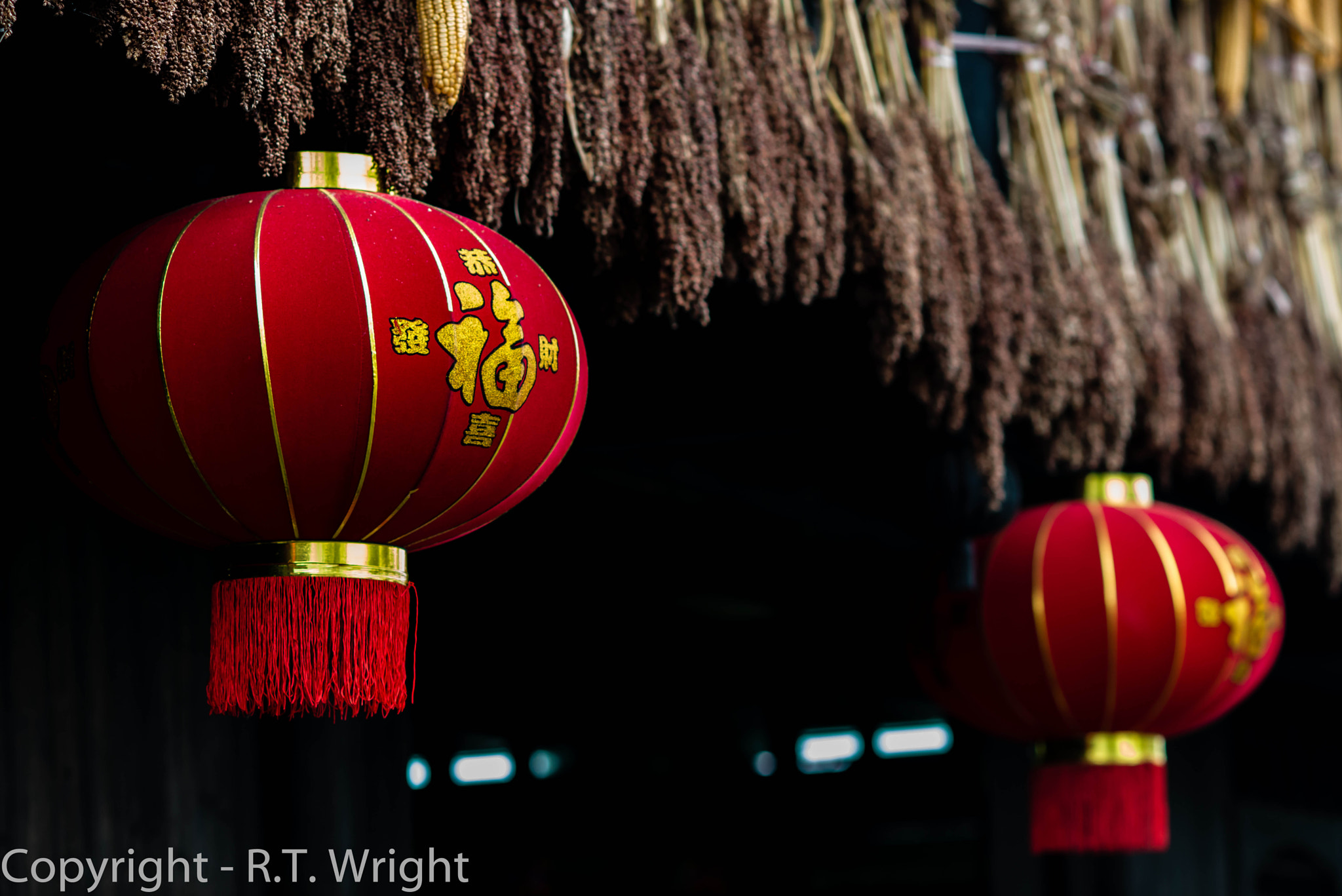 Nikon D800 + AF DC-Nikkor 135mm f/2D sample photo. Chinese lanterns photography