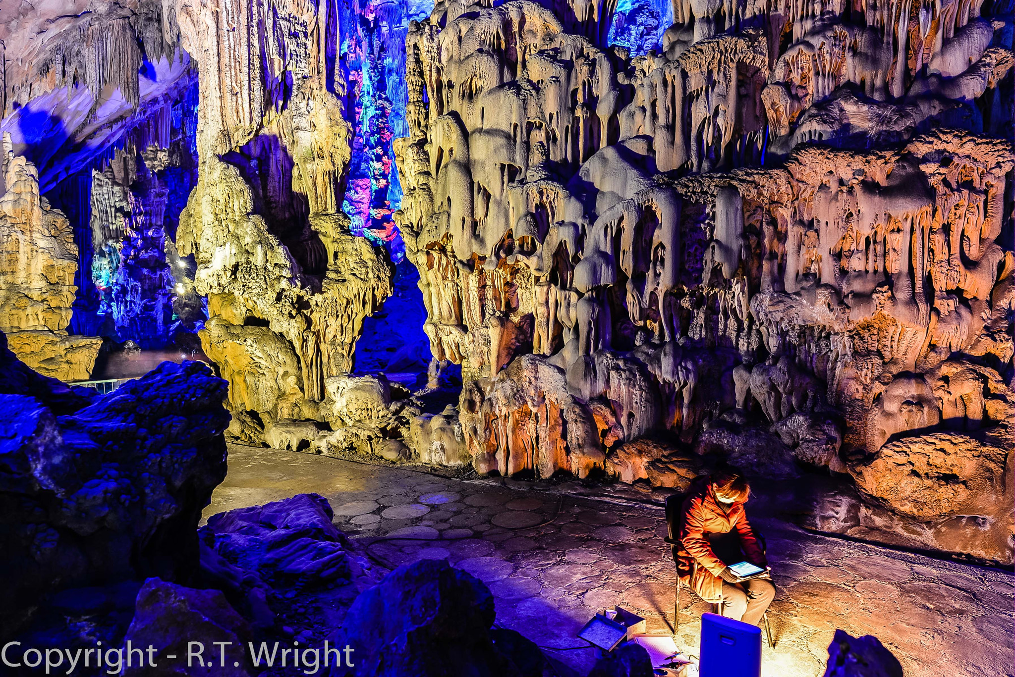 Nikon D800 + Nikon AF-S Nikkor 24mm F1.4G ED sample photo. Reed flute cave, china 12 photography