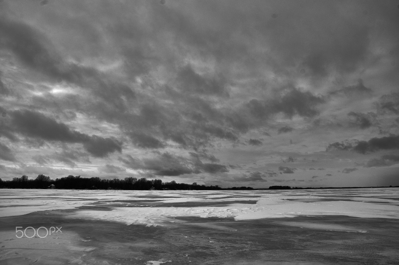 Sony SLT-A65 (SLT-A65V) + DT 18-270mm F3.5-6.3 SSM sample photo. St laurent - gel d'hiver photography