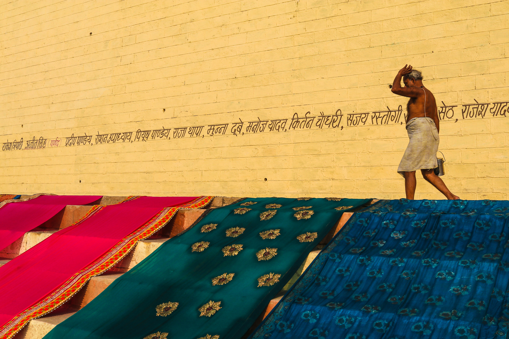 Canon EF-S 24mm F2.8 STM sample photo. Vibrant ghats photography