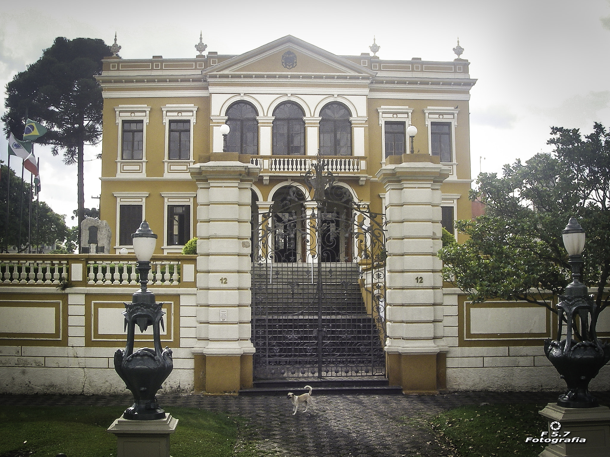 Pentax OPTIO W10 sample photo. Giuseppe garibaldi palace - curitiba - paraná - brasil photography