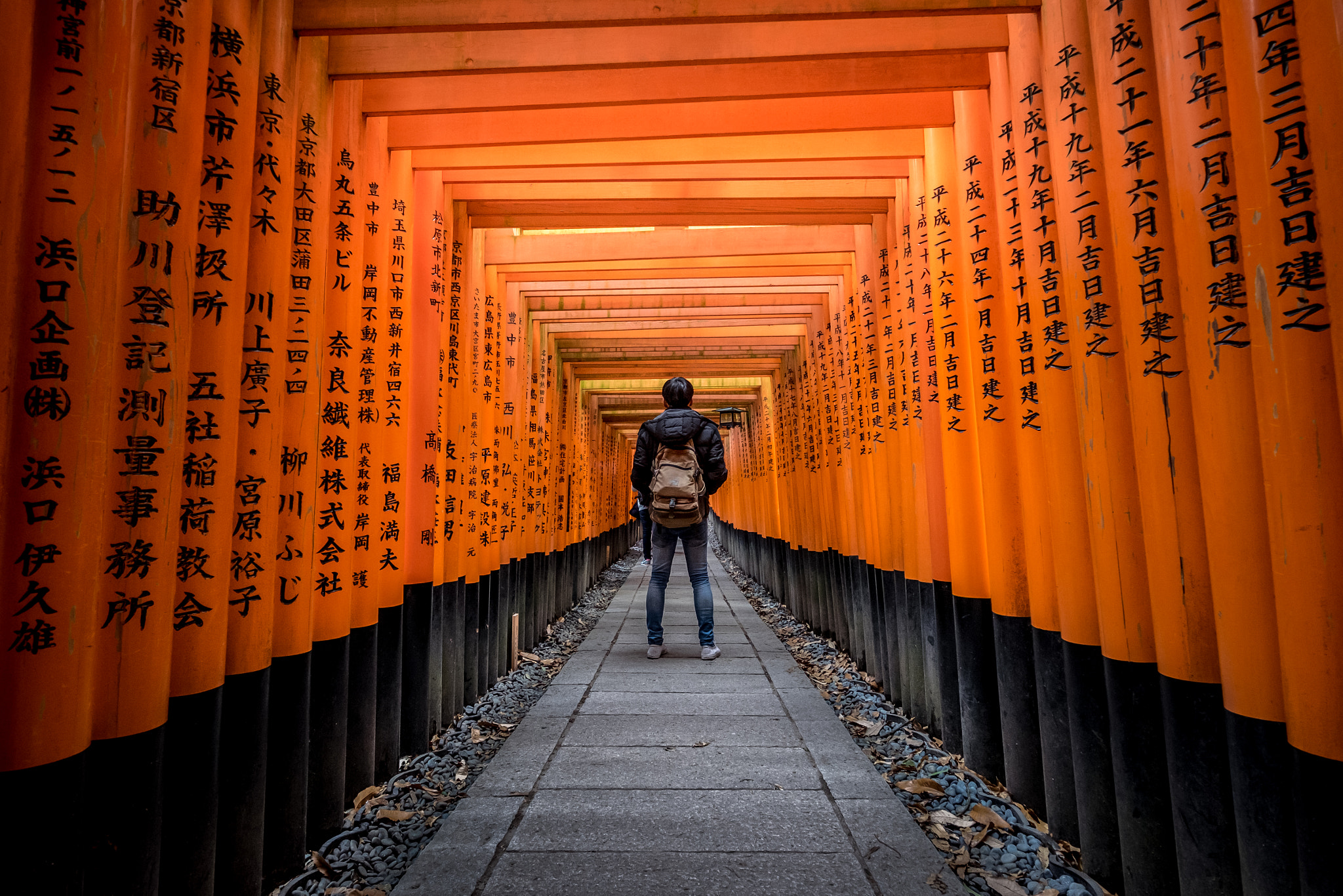 Fujifilm X-E2 + Fujifilm XF 10-24mm F4 R OIS sample photo. The thousand torri gate photography