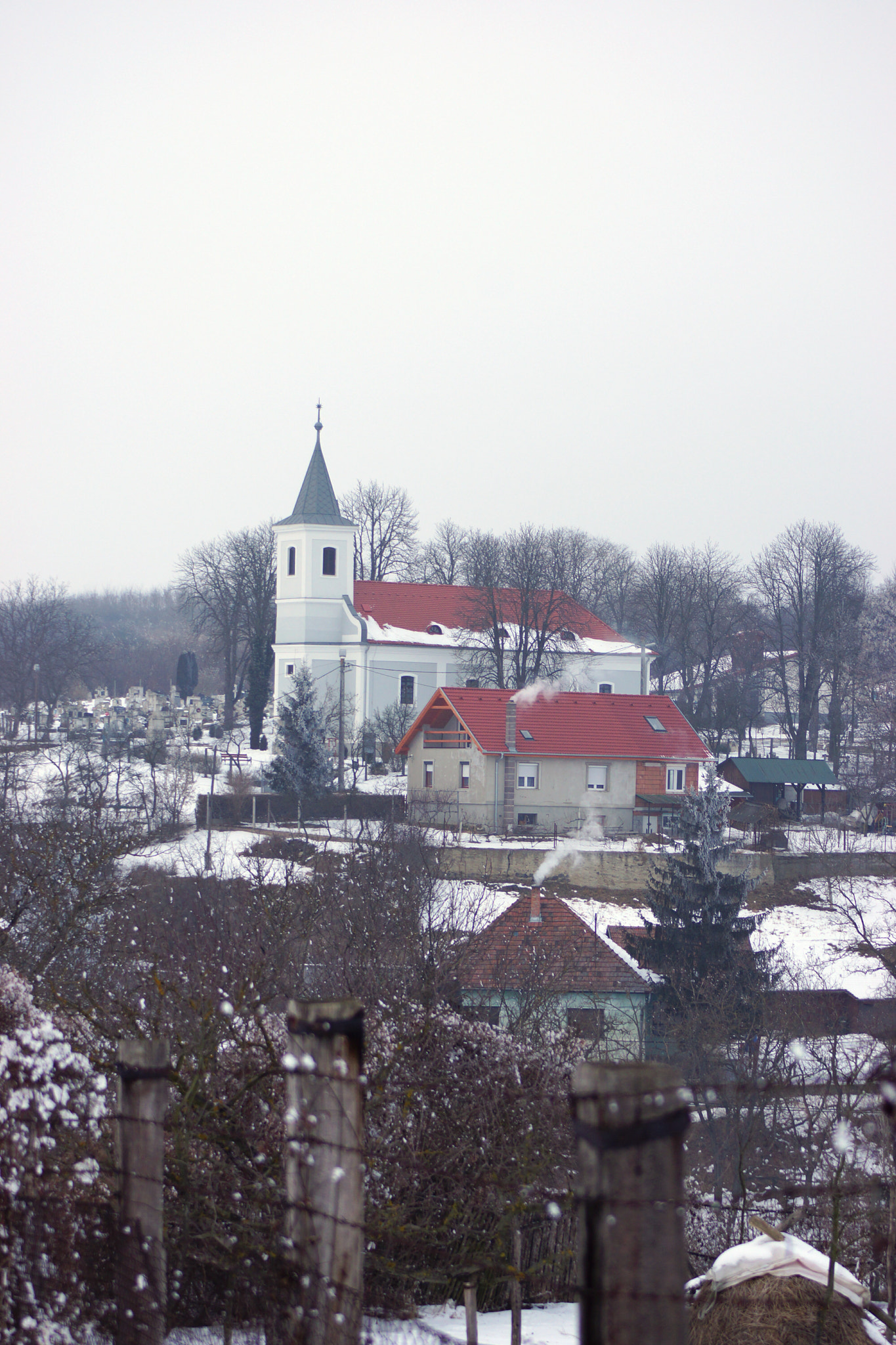 Sony SLT-A65 (SLT-A65V) sample photo. Winter vilage  photography