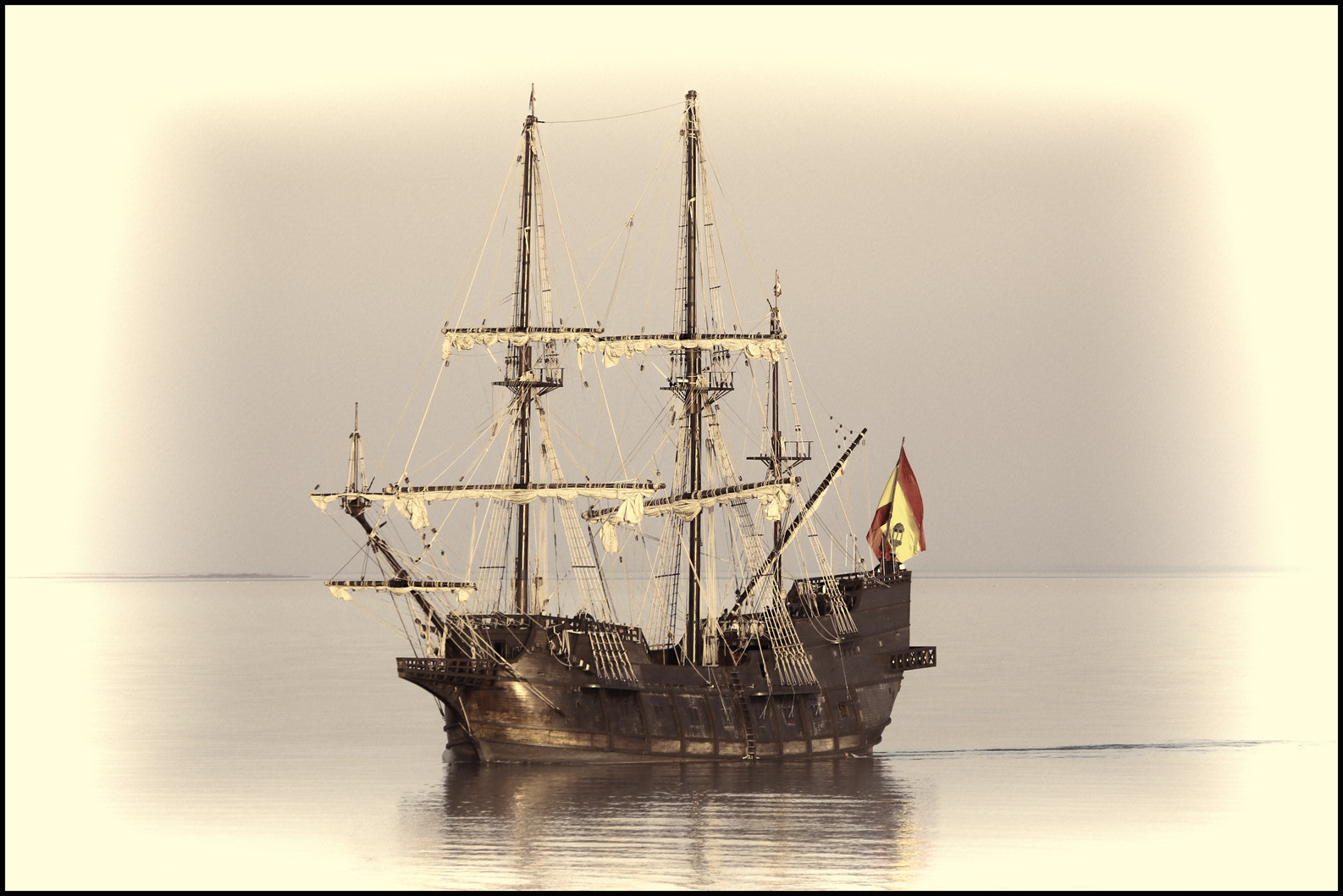 Canon EOS 6D + Canon EF 100-400mm F4.5-5.6L IS USM sample photo. El galeón andalucia photography