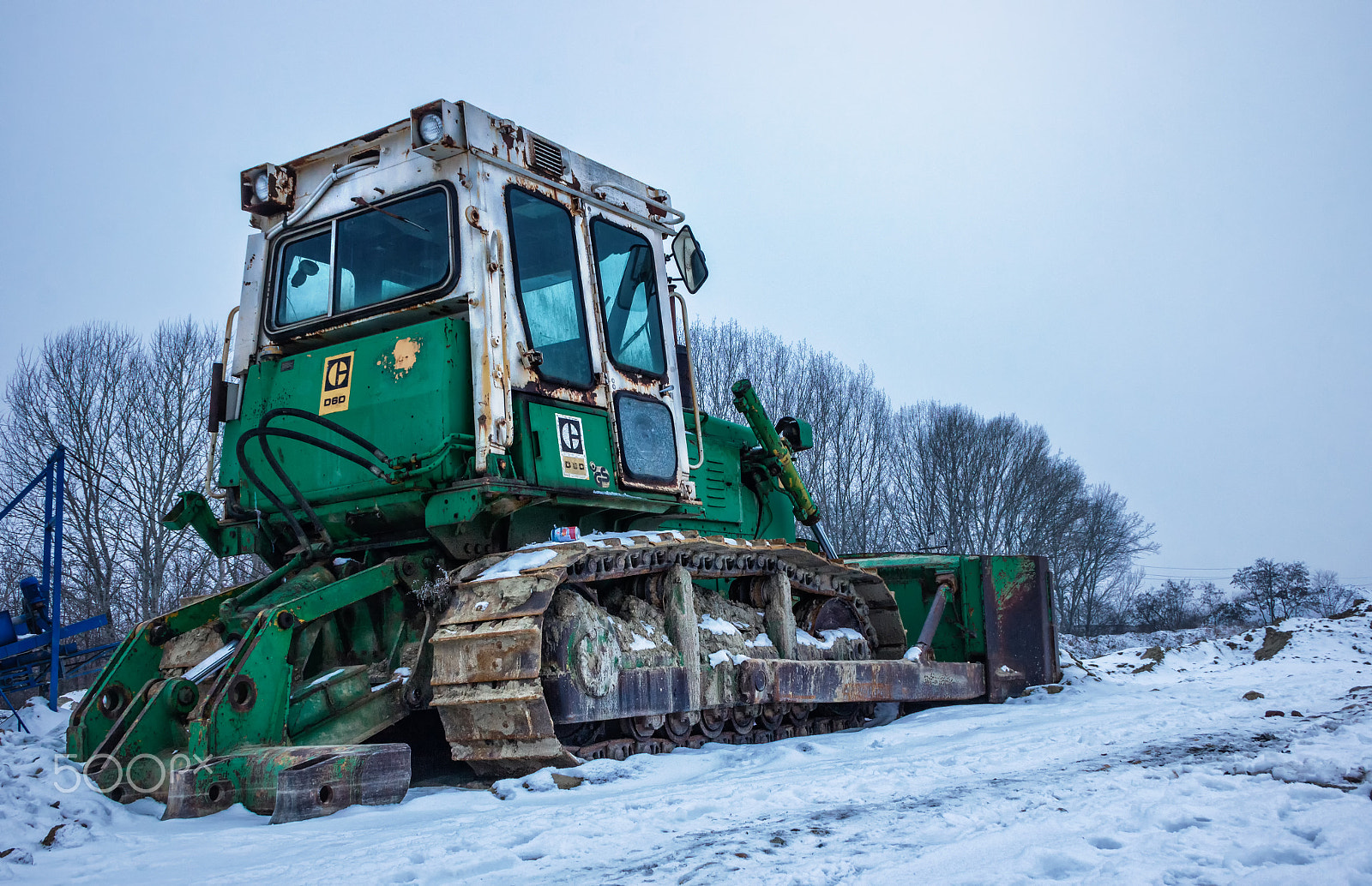 Canon EF-S 18-55mm F3.5-5.6 II sample photo. Heavy machinery photography