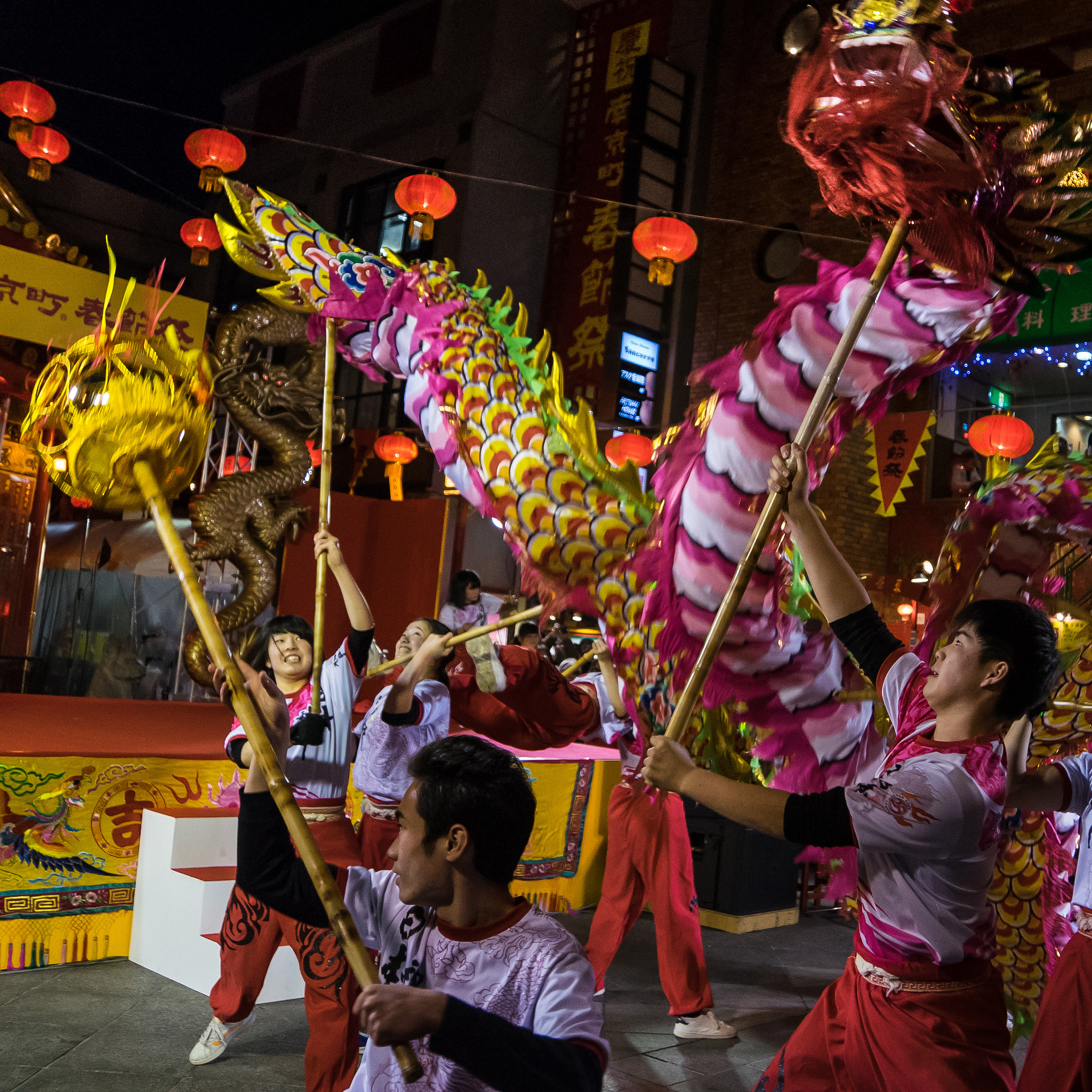 Sony a7 II sample photo. Dragon dance photography