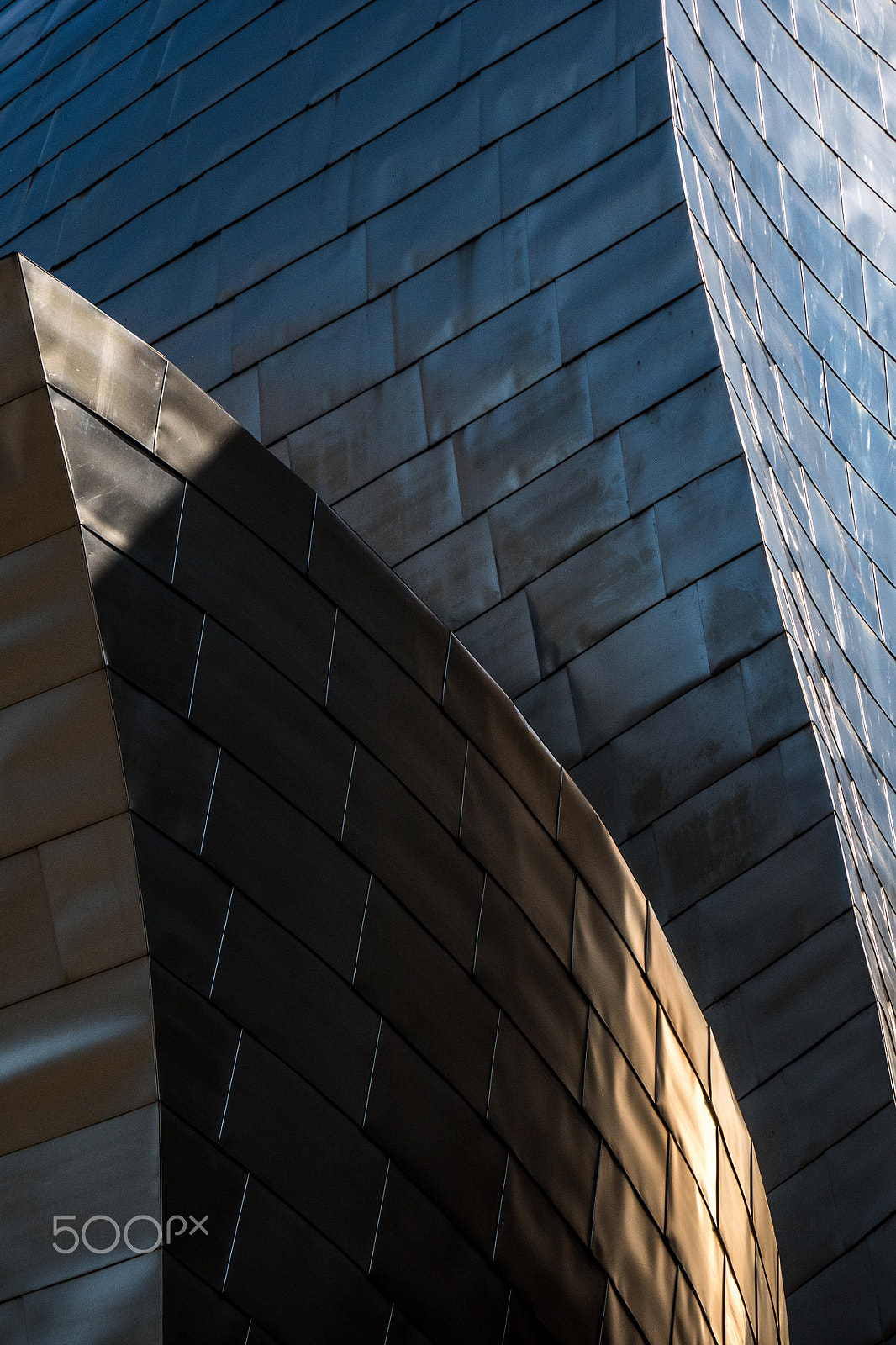 Panasonic Lumix DMC-GH4 sample photo. Guggenheim exterior slices photography