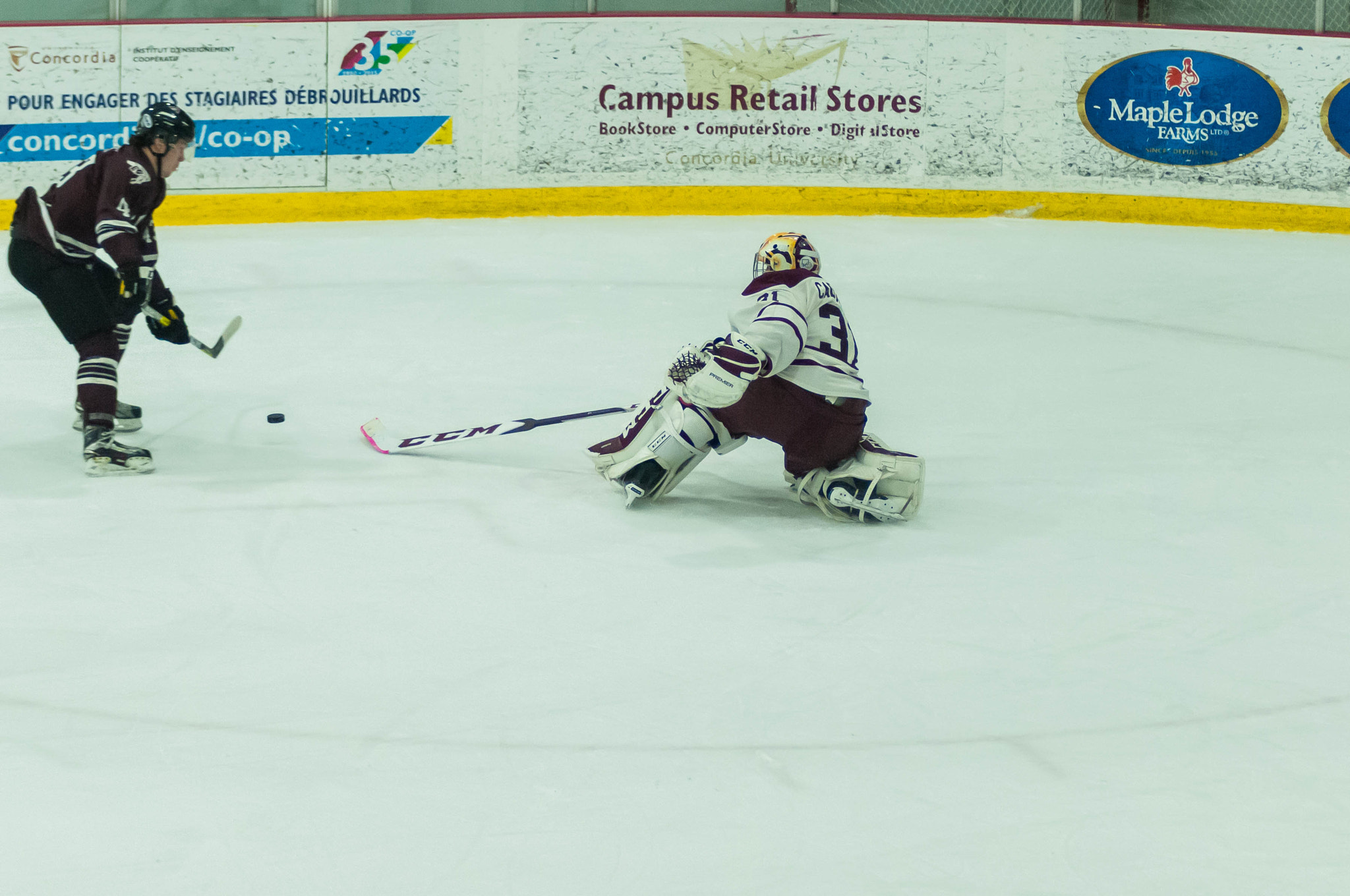 Nikon D300S sample photo. University hockey in montreal, qc photography