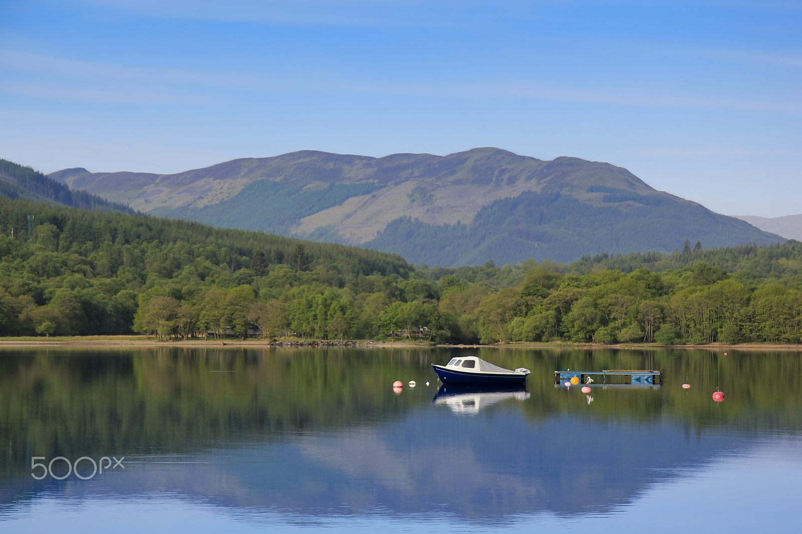 Canon EF-S 17-85mm F4-5.6 IS USM sample photo. Loch earn scottish highlands photography