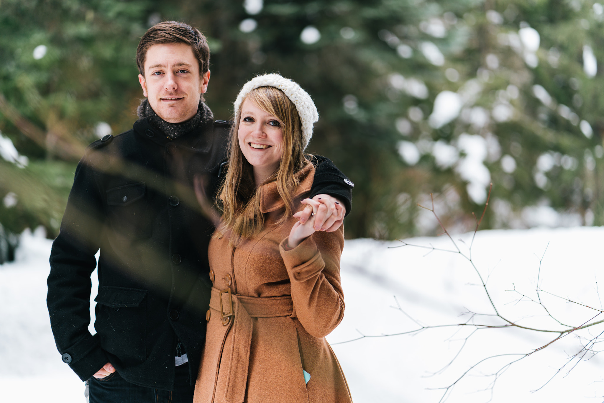 Sony a7R II sample photo. Zak and shelby engagement photography