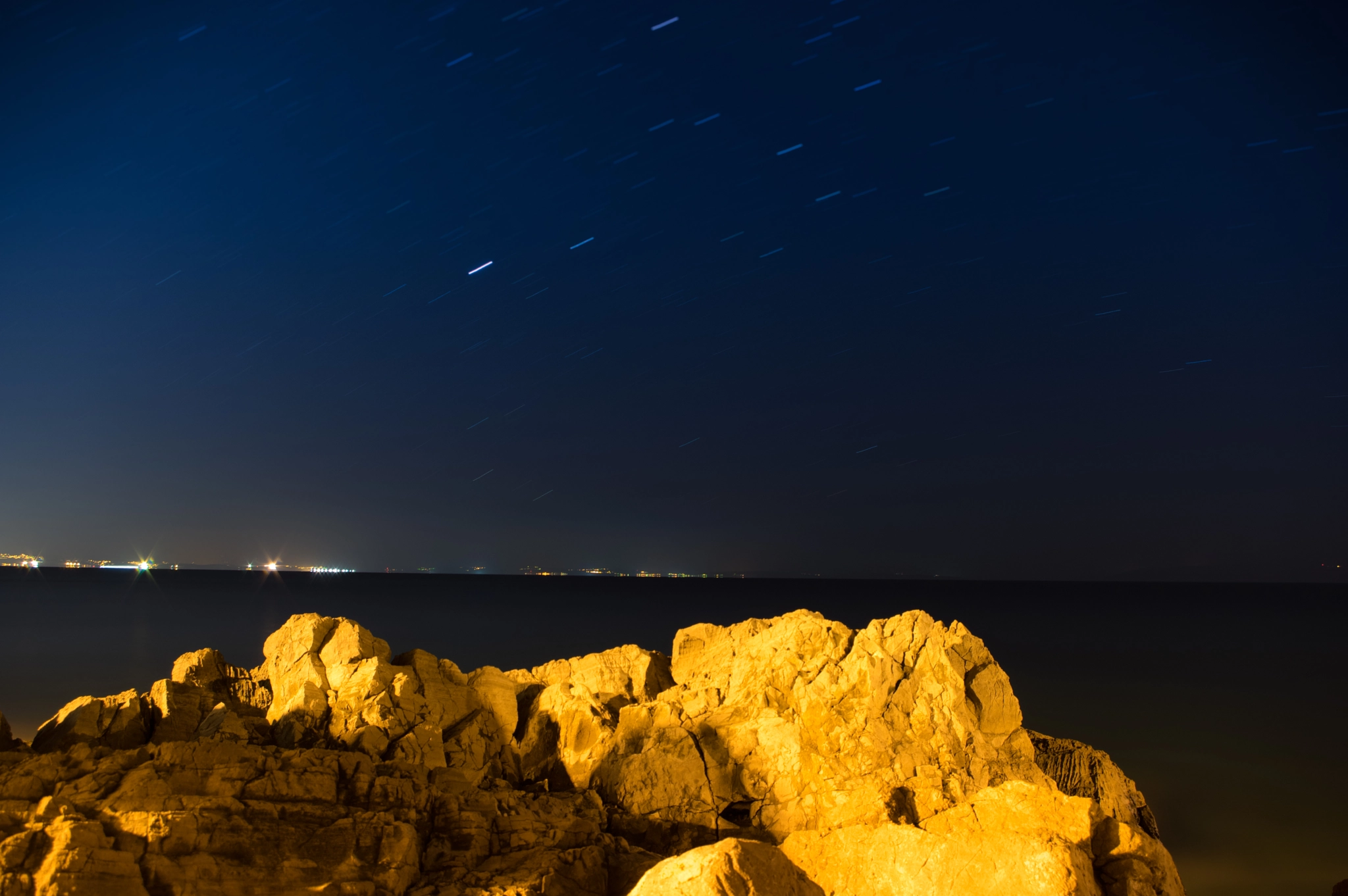 Pentax K-3 sample photo. Stars above the adriatic photography