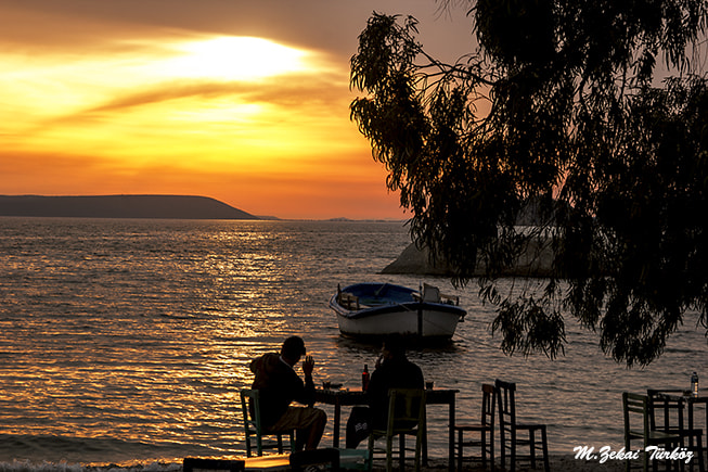 Canon EF 28-135mm F3.5-5.6 IS USM sample photo. Bafa gölünde akşam photography
