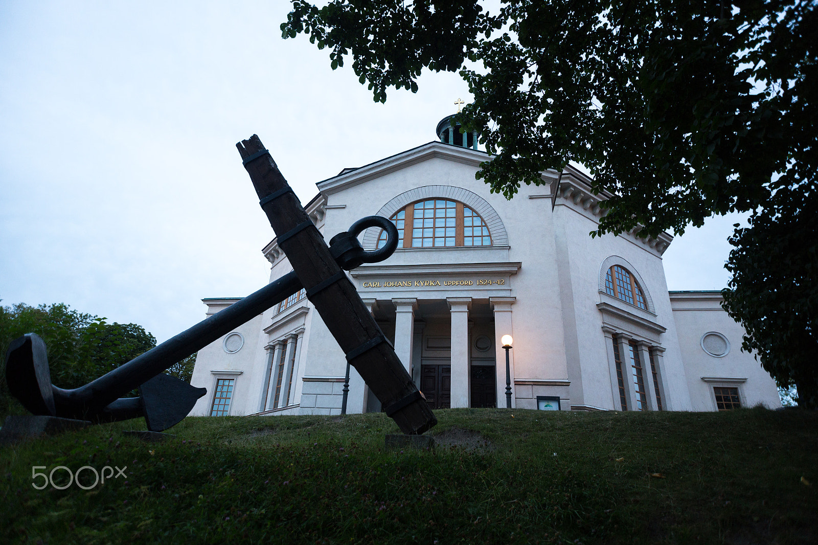 Sigma 10-20mm F3.5 EX DC HSM sample photo. Church skeppsholmen. stockholm. sweden photography