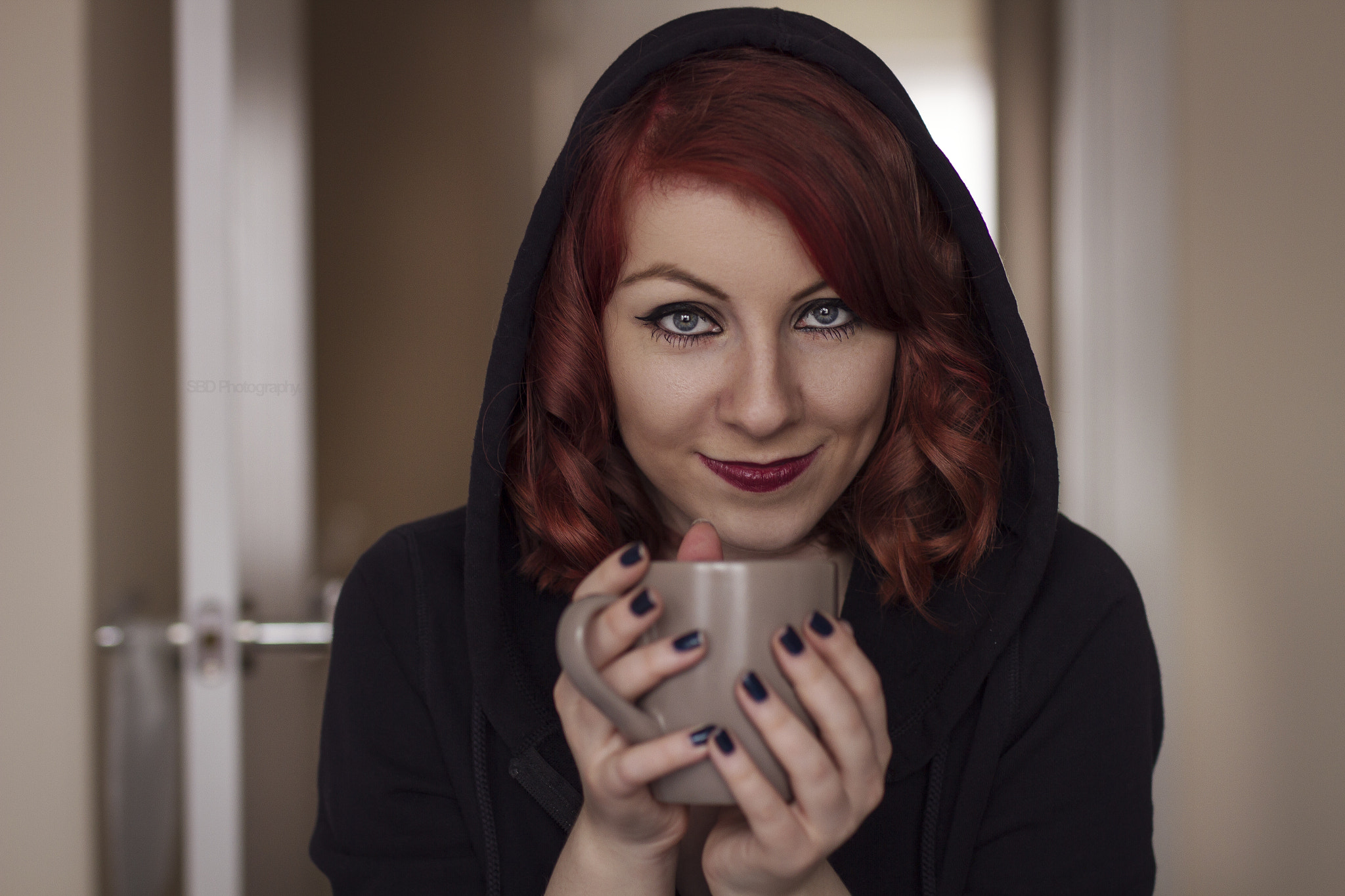 Sigma 50mm F1.4 EX DG HSM sample photo. Rachael round for a cuppa photography