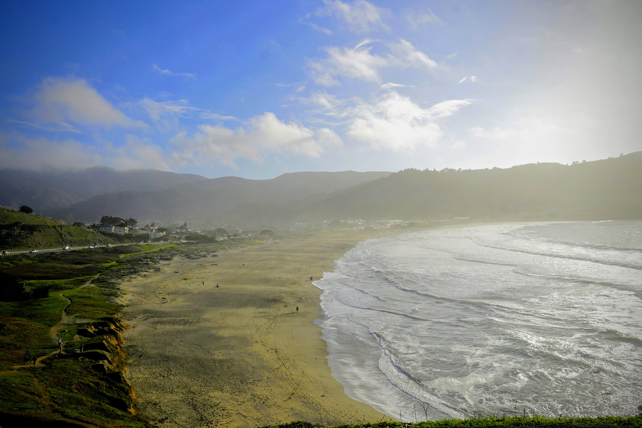 Sony a6300 + Sigma 19mm F2.8 EX DN sample photo. Pacifica rockaway beach photography