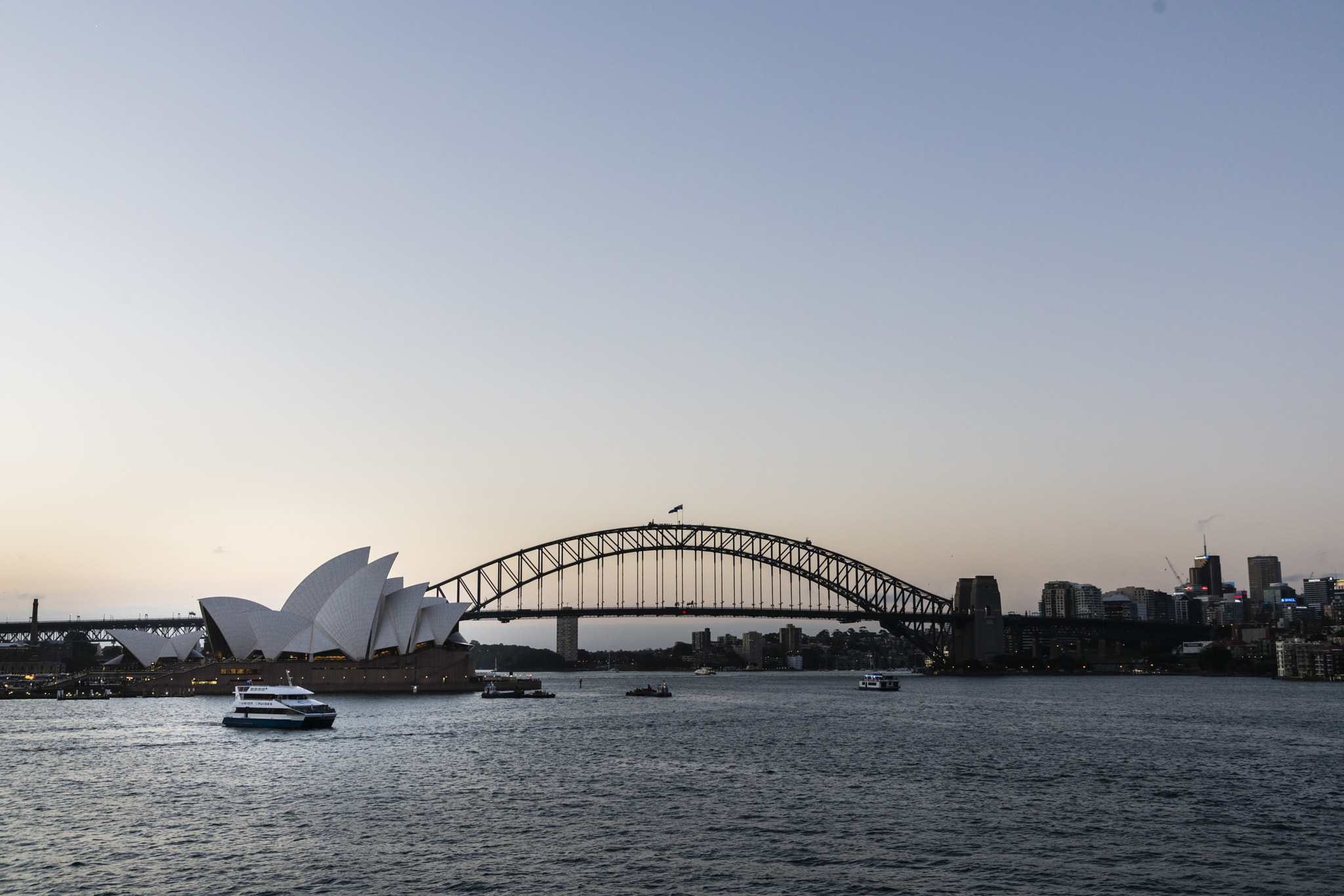 Sony a7R II sample photo. Opera house and harbour bridge-2 photography