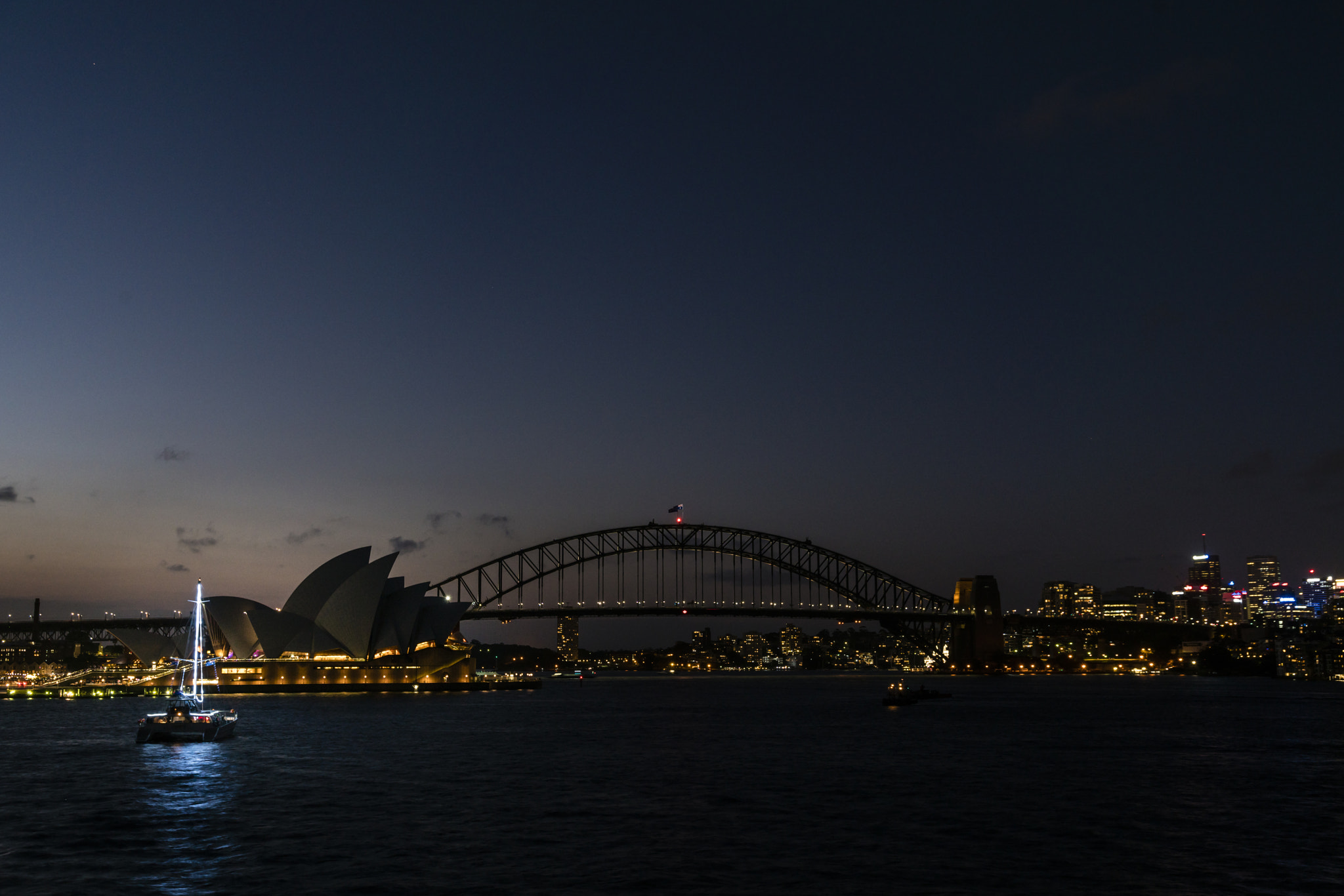 Sony a7R II + Canon 24-105mm F4 DG OS HSM | Art 013 sample photo. Opera house and harbour bridge-4 photography
