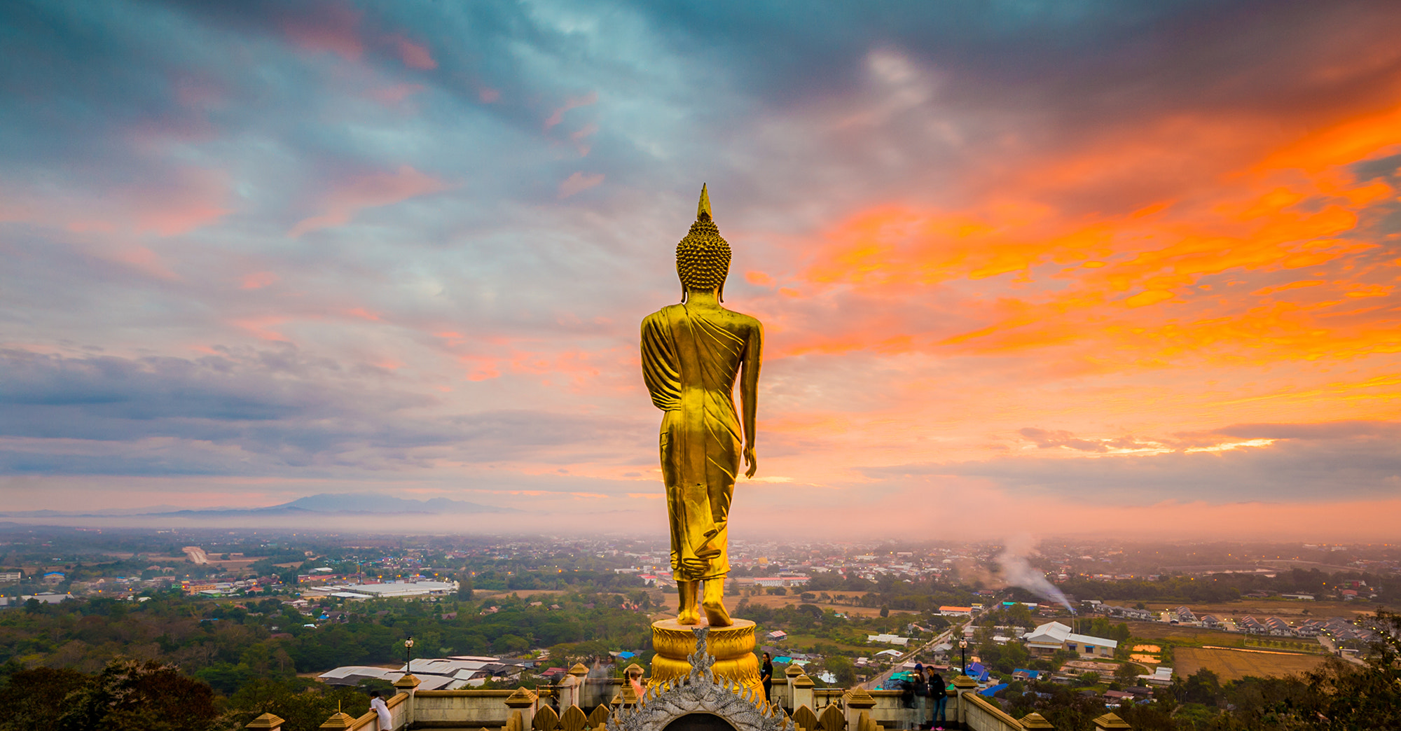Nikon Df sample photo. Rising phrathat khao noi photography