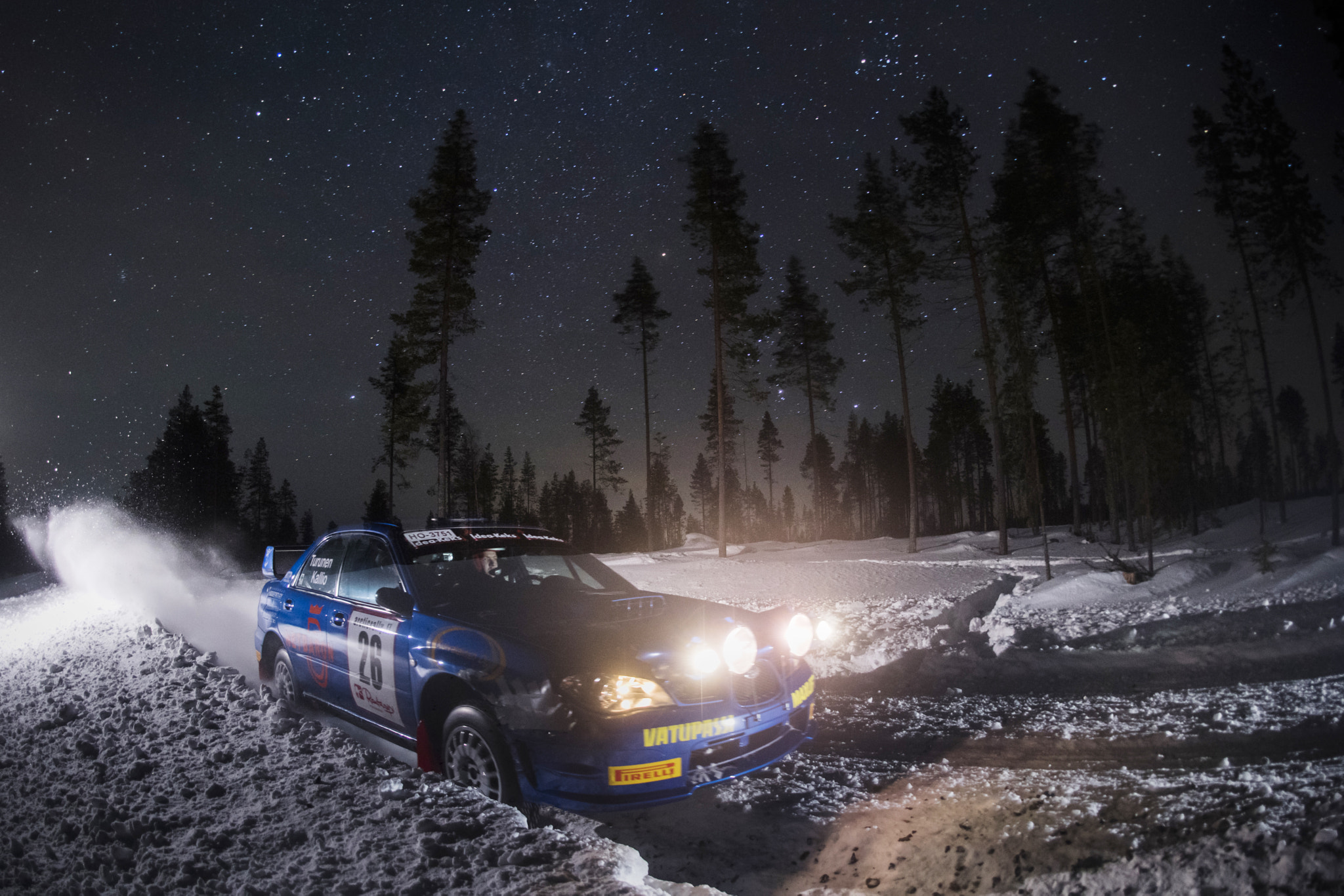 Nikon D810 + Nikon AF Fisheye-Nikkor 16mm F2.8D sample photo. Jesse turunen during arctic rally #nikon #elinchrom #redbullphotography #fstopgear photography