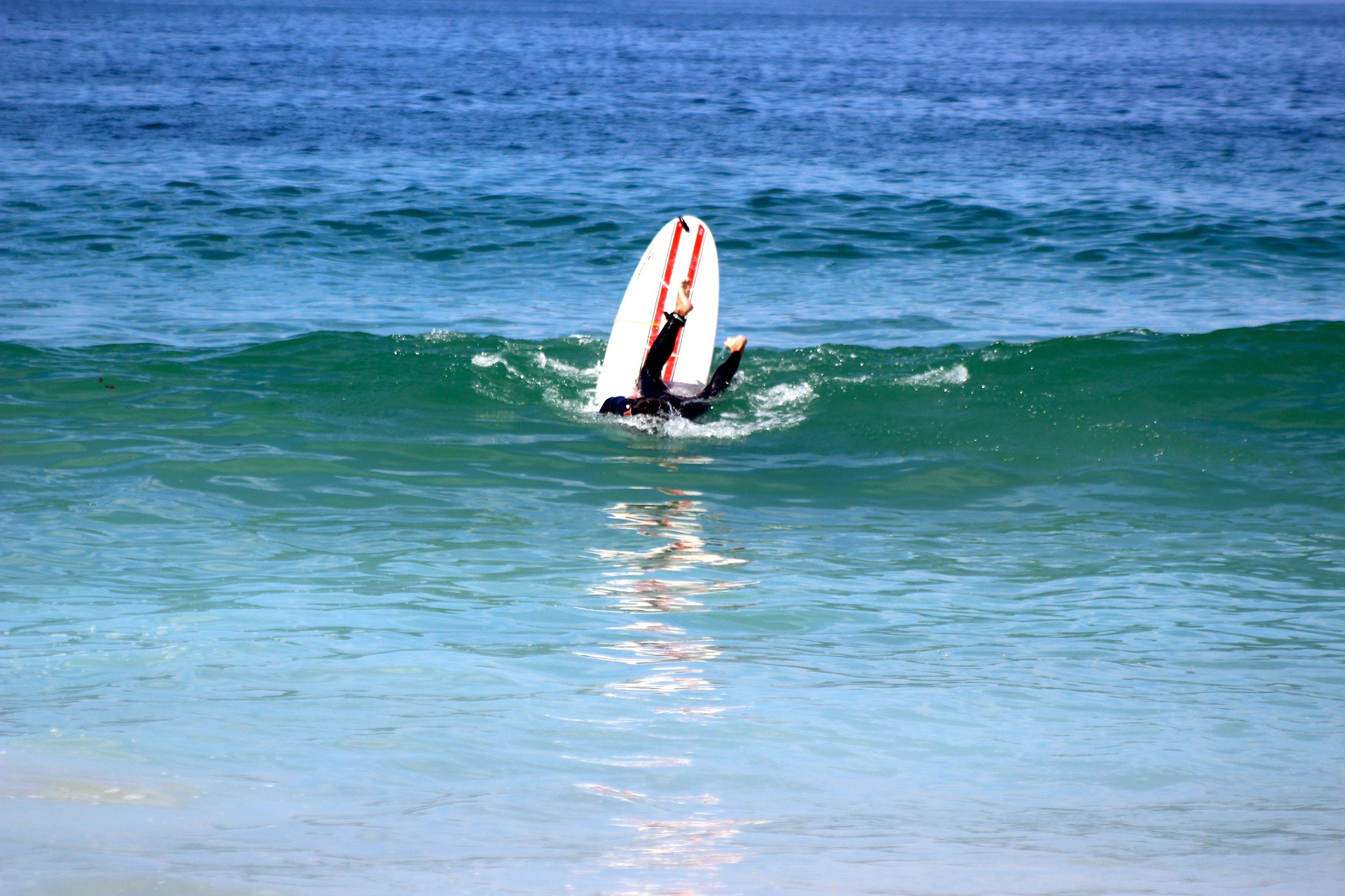 Canon EOS 100D (EOS Rebel SL1 / EOS Kiss X7) + EF75-300mm f/4-5.6 sample photo. Duck dive photography