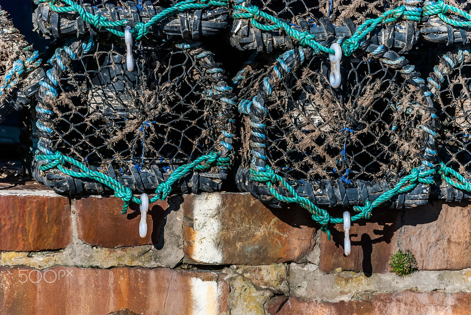 Nikon D40X sample photo. Lobster pots photography