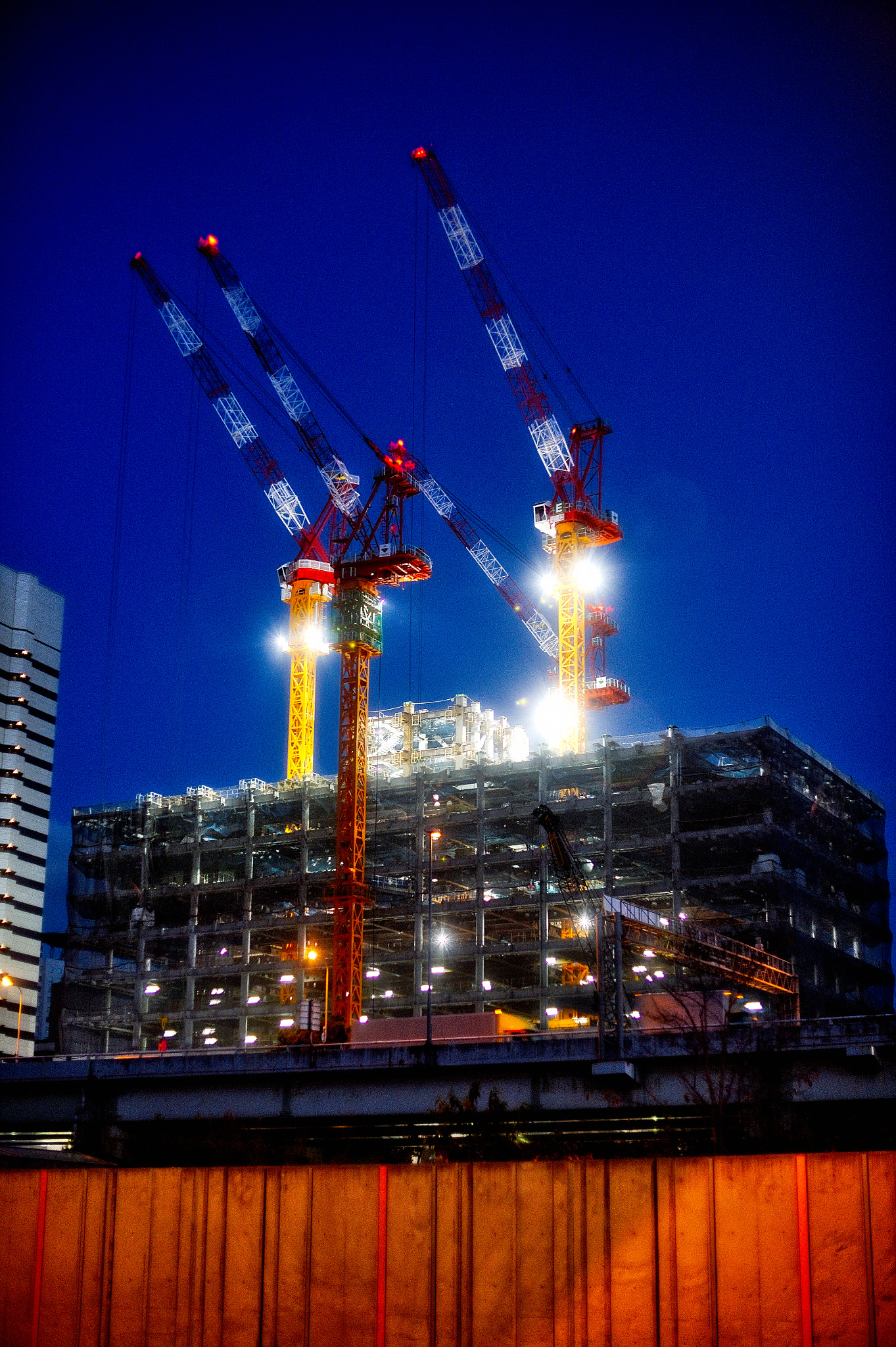 AF Nikkor 50mm f/1.8 sample photo. Construction site photography