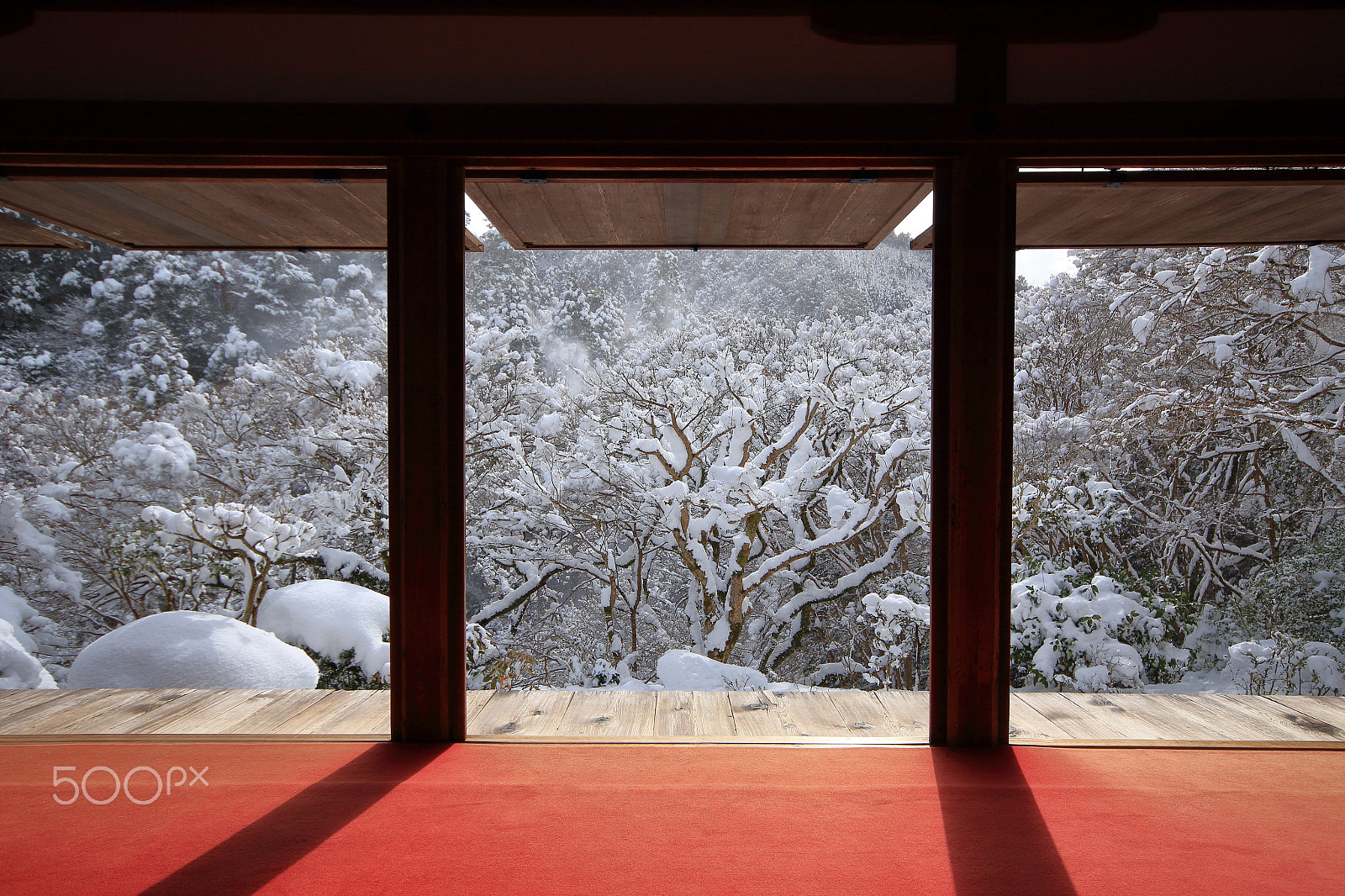 Canon EOS 100D (EOS Rebel SL1 / EOS Kiss X7) sample photo. Door to snowscape photography