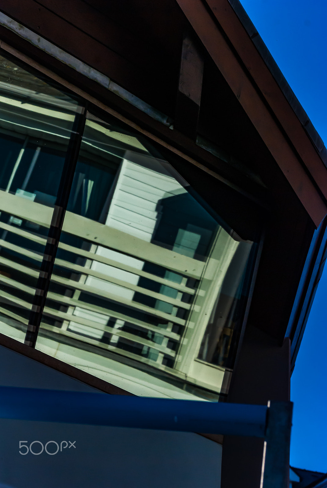 Nikon D40X sample photo. Harbour buildings with reflections photography