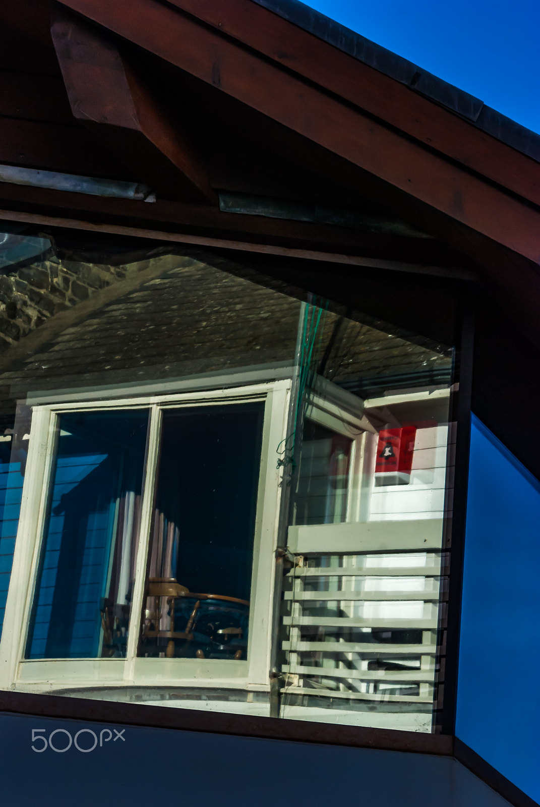 Nikon D40X sample photo. Harbour buildings with reflections photography
