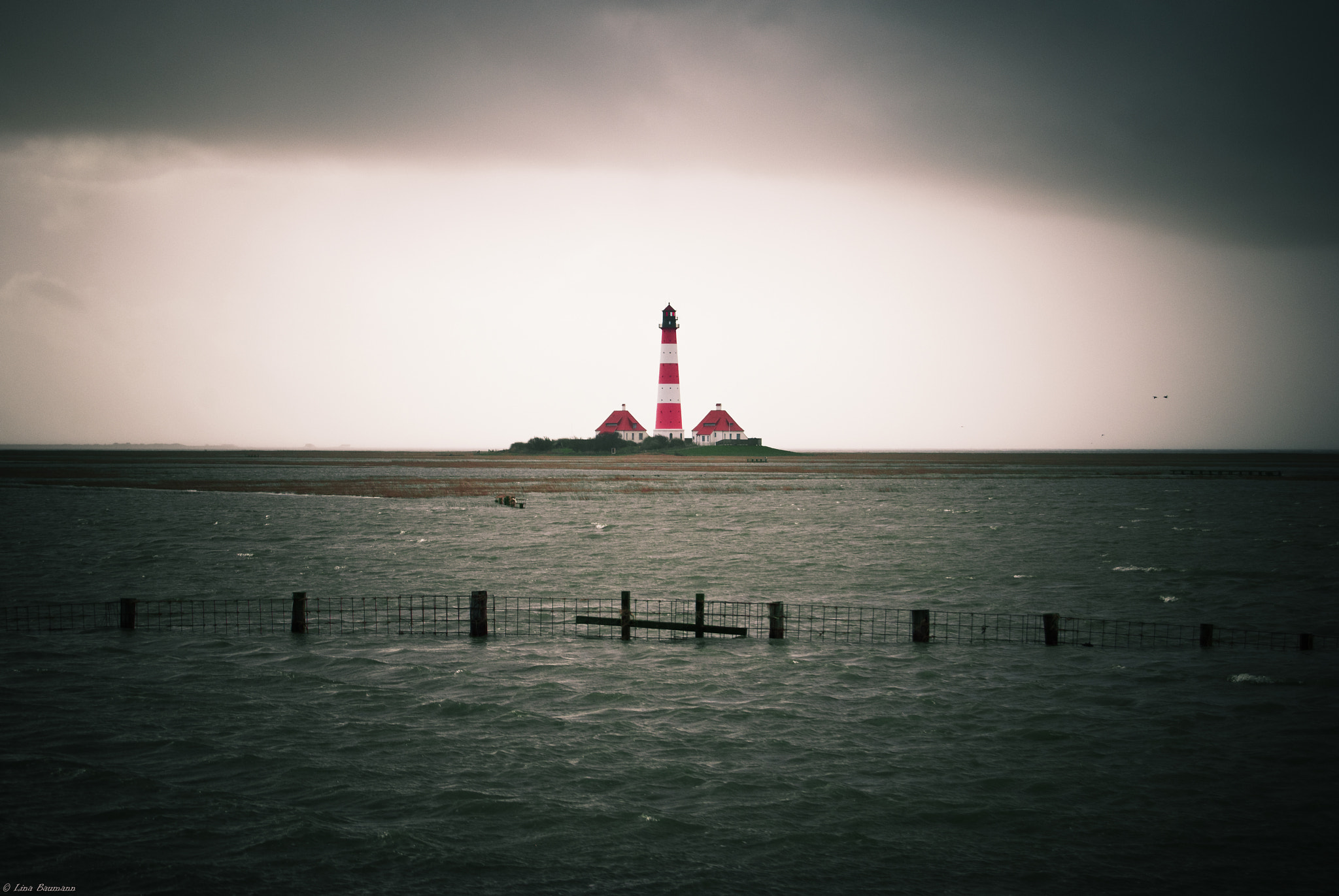Nikon D3000 sample photo. Leuchtturm/lighthouse, westerhever - germany photography