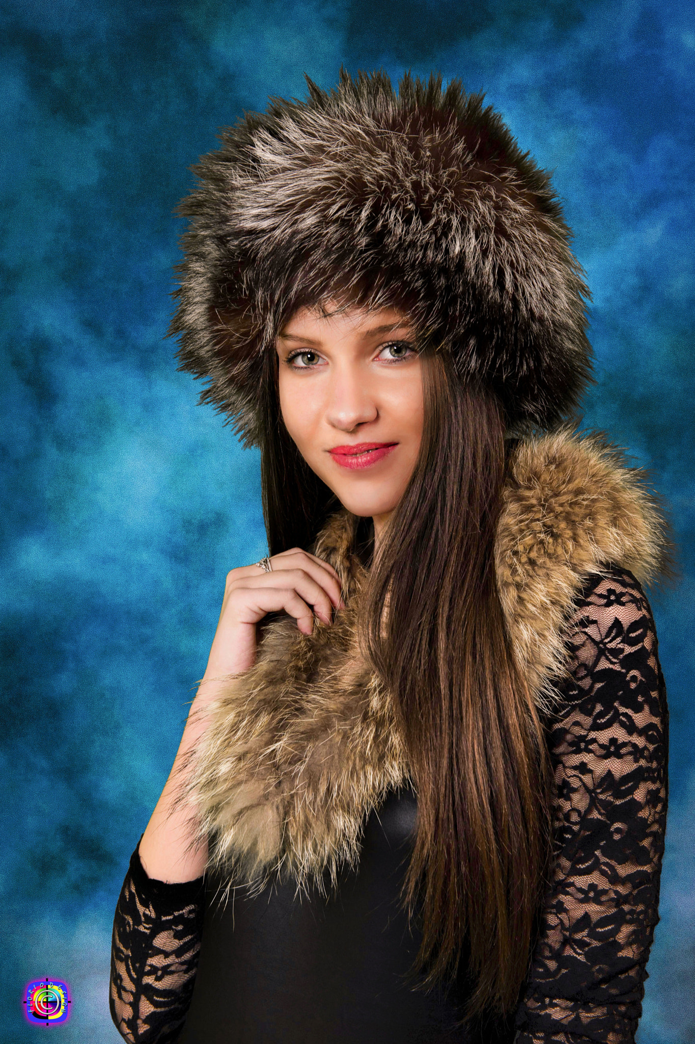 Nikon D5 sample photo. Fur fashion portrait photography