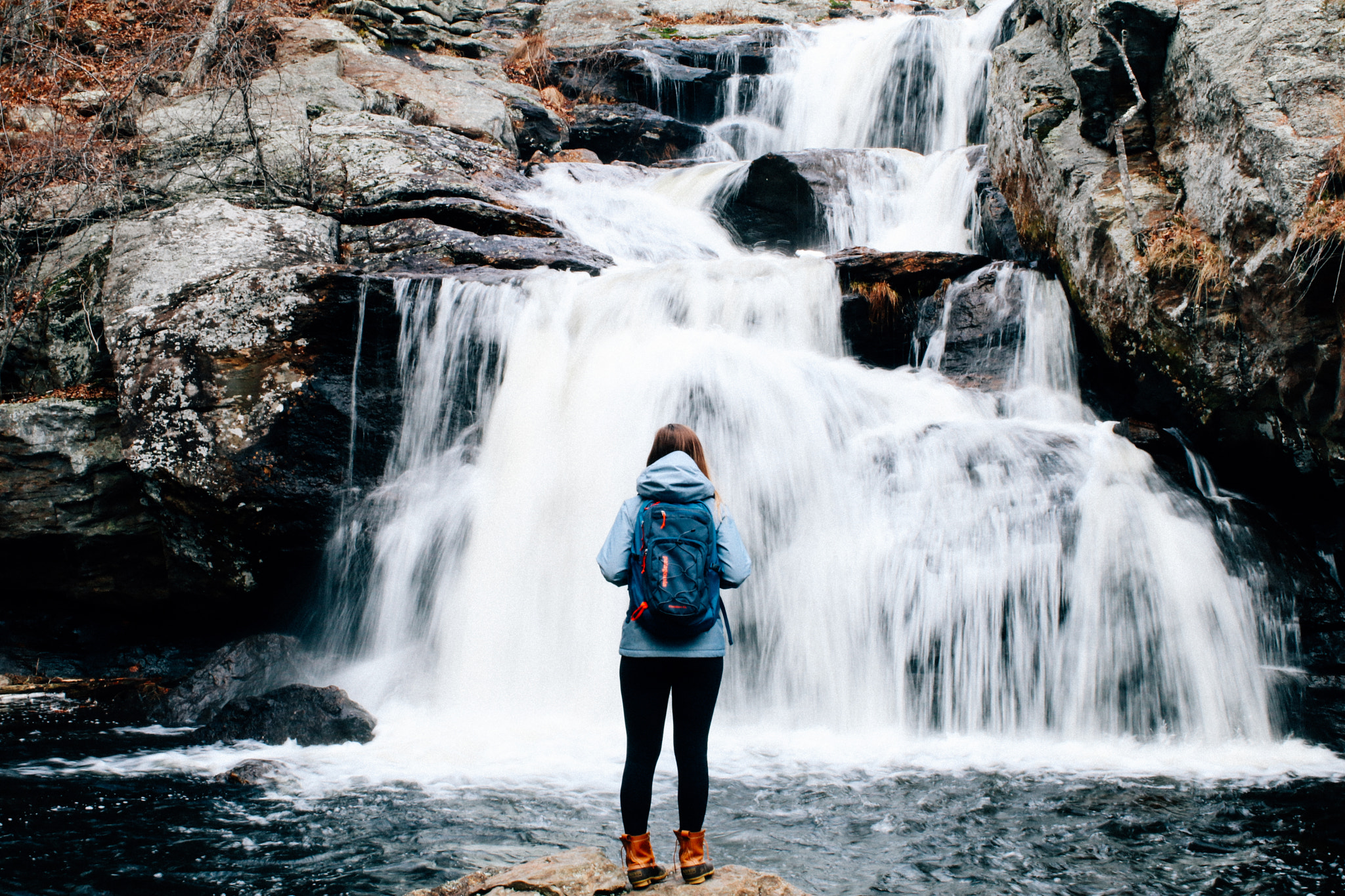 Canon EOS 80D + Canon EF 35mm F1.4L USM sample photo. Waterfall photography