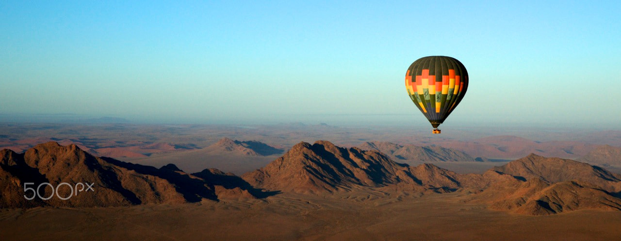 Sony Alpha DSLR-A850 sample photo. Flying over the namib desert photography