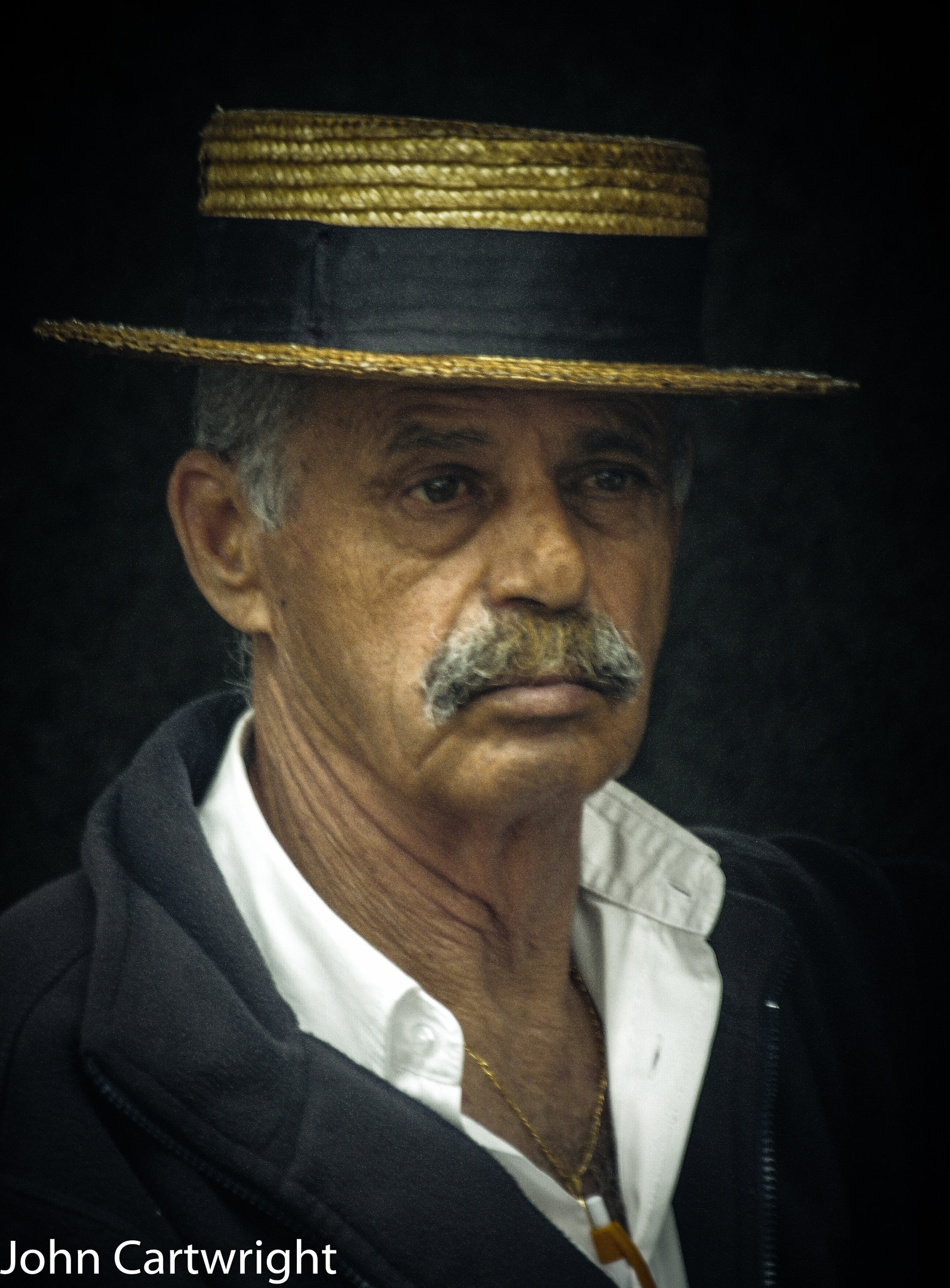 Pentax K-3 sample photo. Man in a straw hat photography