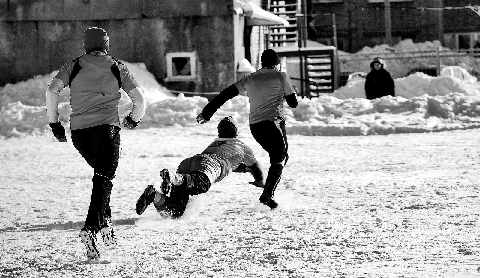 Sony SLT-A65 (SLT-A65V) + Tamron Lens (255) sample photo. Winter rugby in russia photography