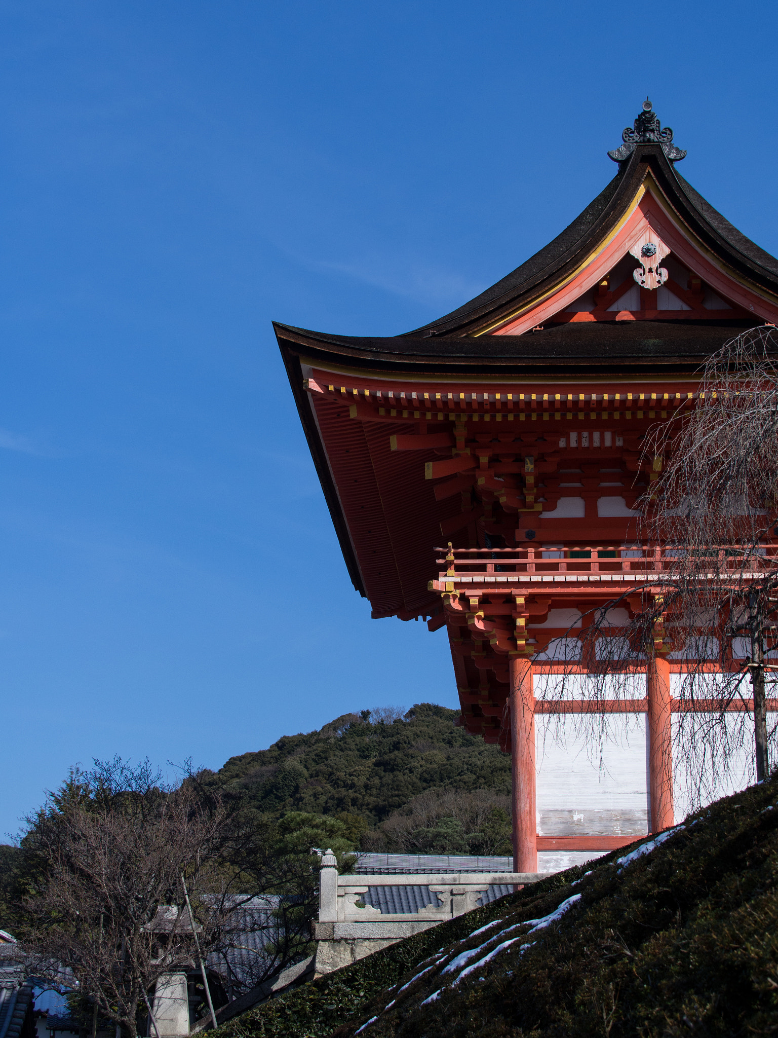 Olympus OM-D E-M5 + Olympus M.Zuiko Digital ED 40-150mm F2.8 Pro sample photo. Kiyomizudera, kyoto, japan photography