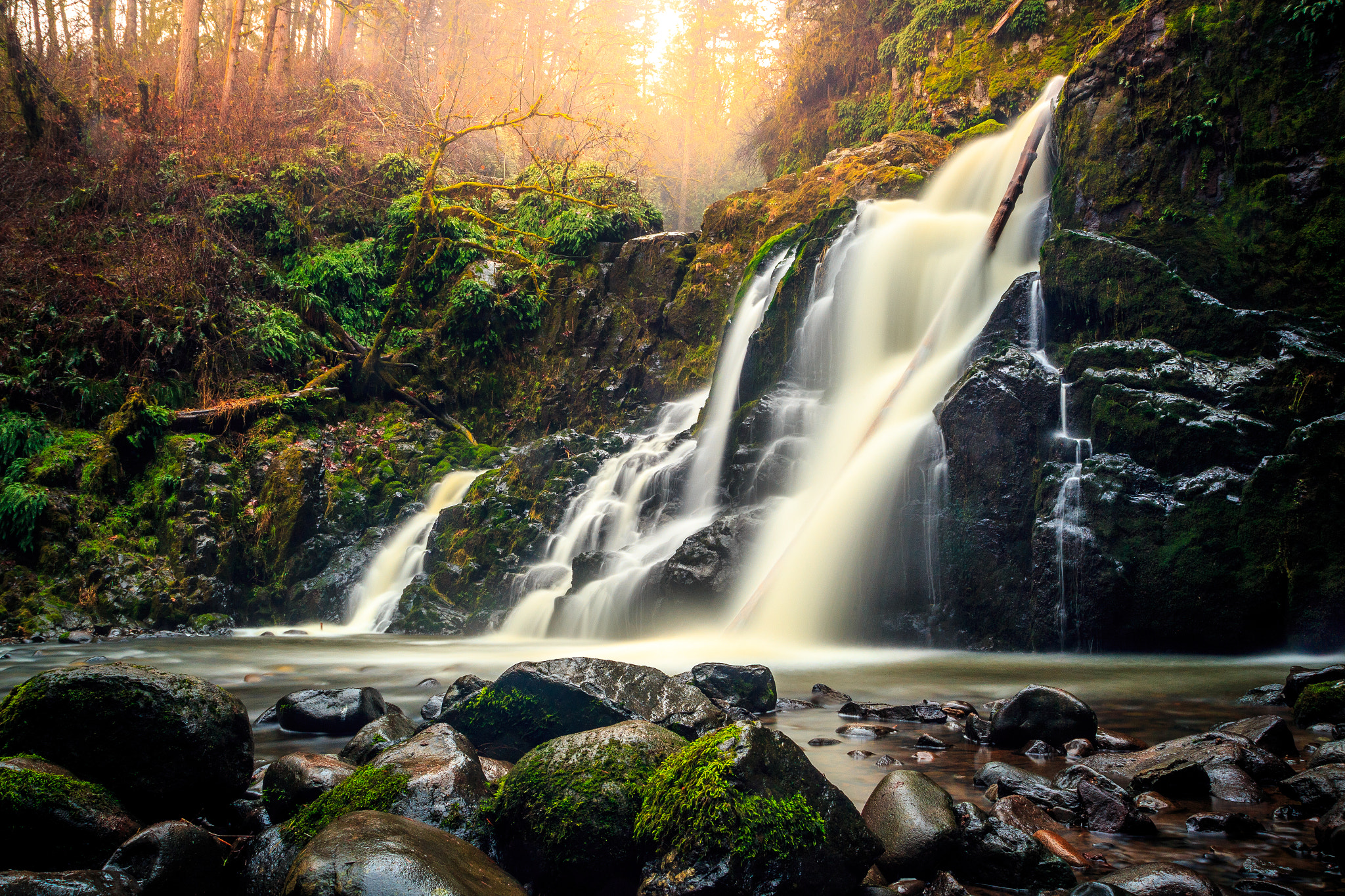 Canon EOS 6D + Tokina AT-X 280 AF Pro 28-80mm f/2.8 Aspherical sample photo. Little mashel falls photography