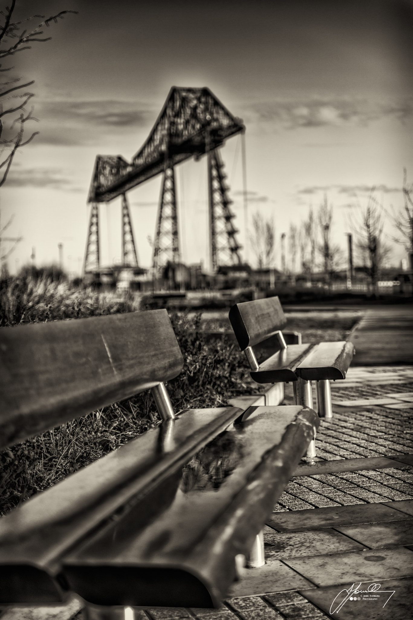 Nikon D800 sample photo. The benches and the at-at photography