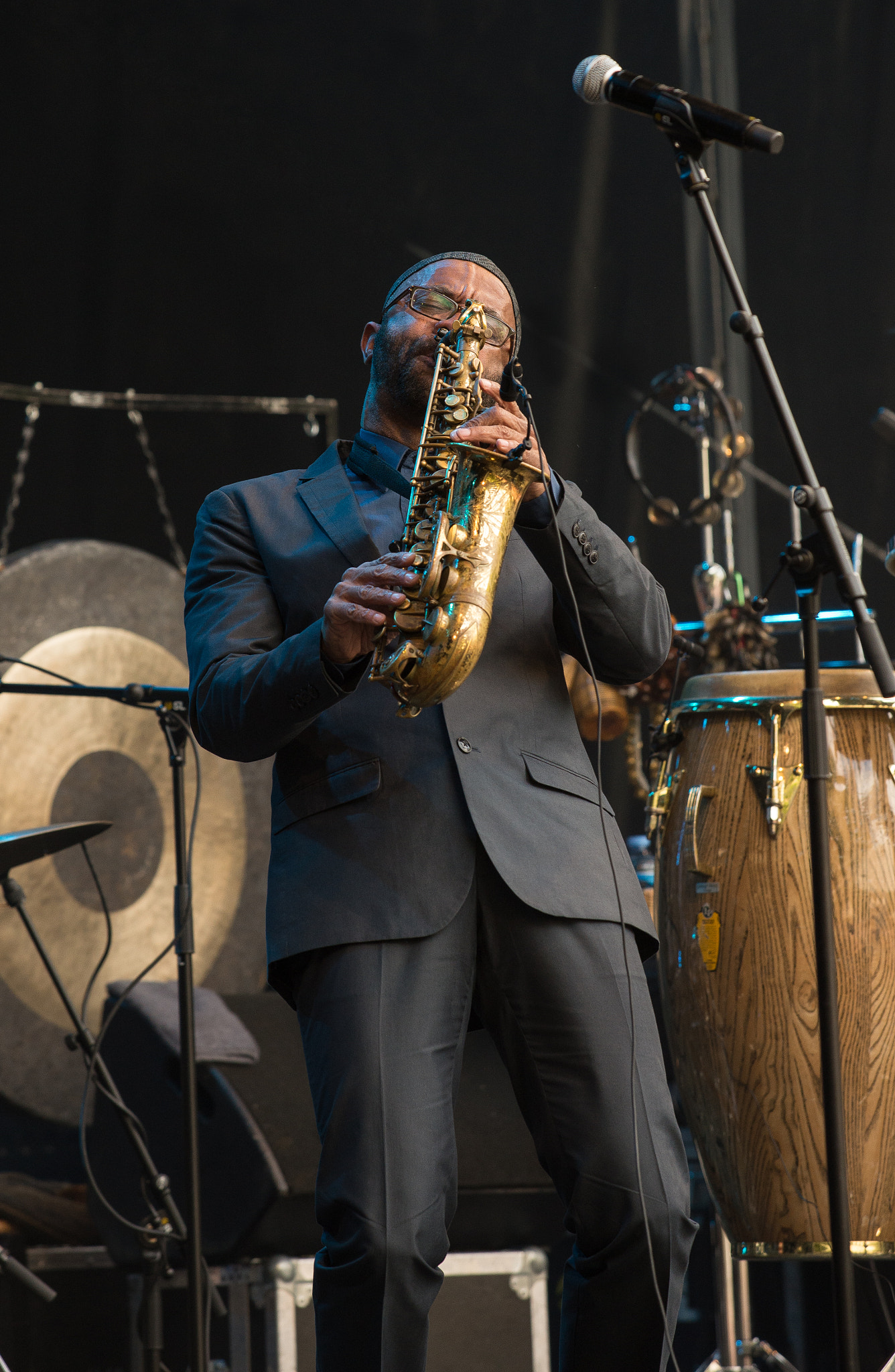 Nikon AF-S Nikkor 70-200mm F4G ED VR sample photo. Kenny garret quintet photography