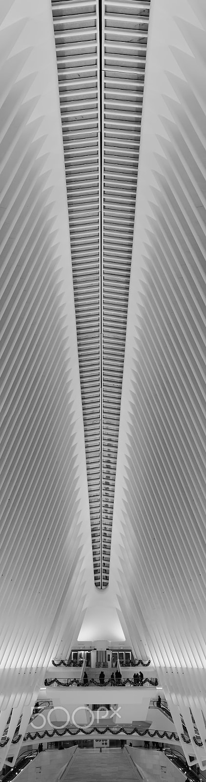 Pentax K-1 sample photo. World trade center transportation hub photography