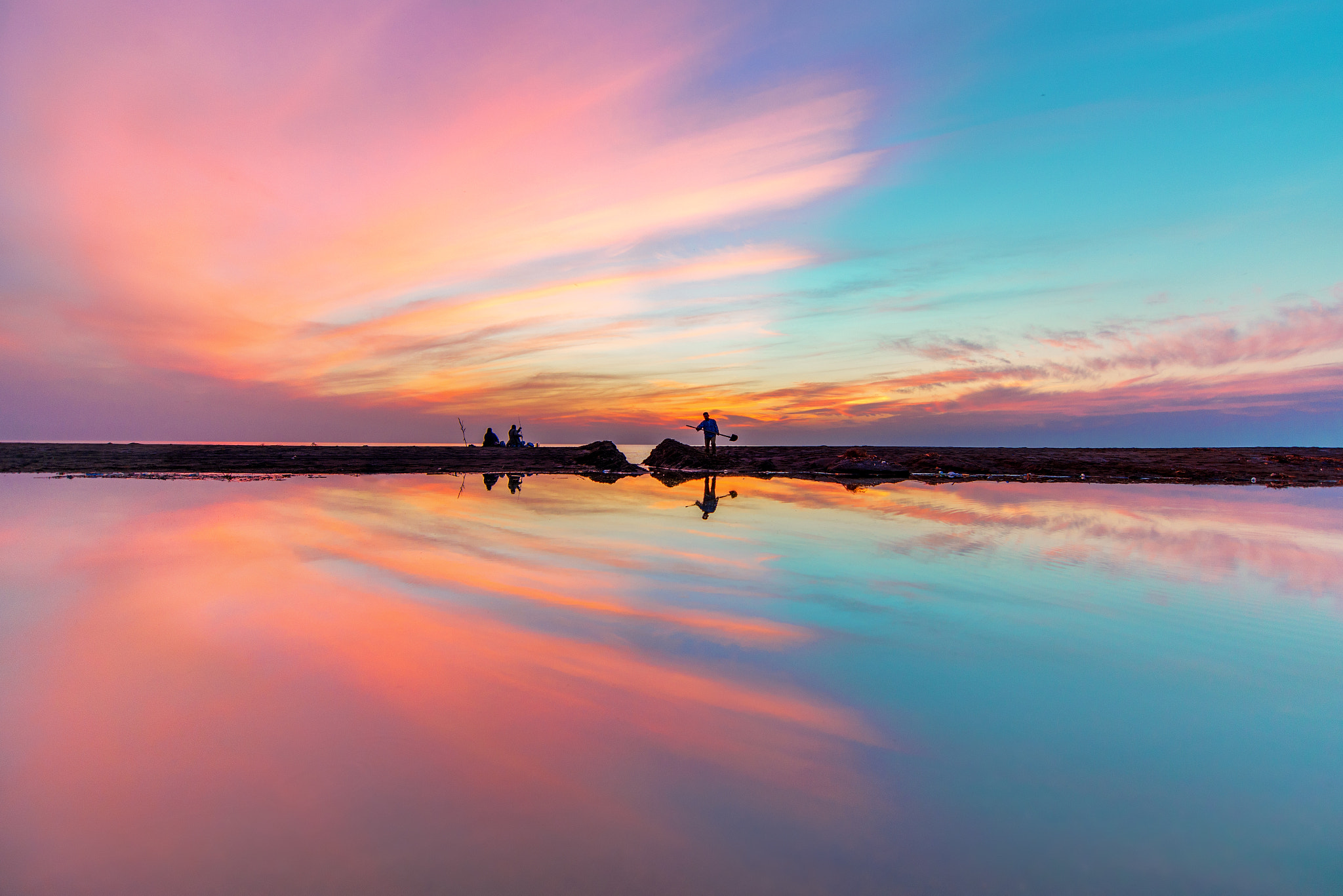 Nikon AF-S Nikkor 14-24mm F2.8G ED sample photo. Sunset in samandağ, turkey photography