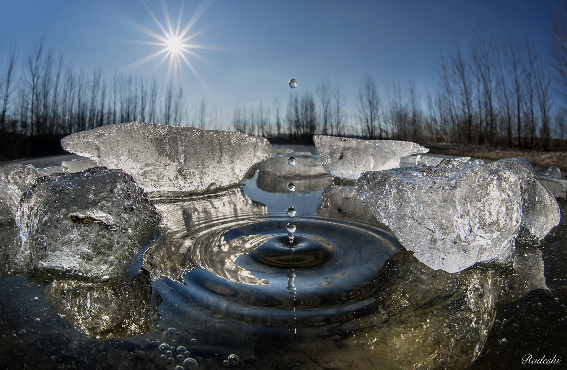 Sigma 15mm F2.8 EX DG Diagonal Fisheye sample photo. Melting glaciers photography