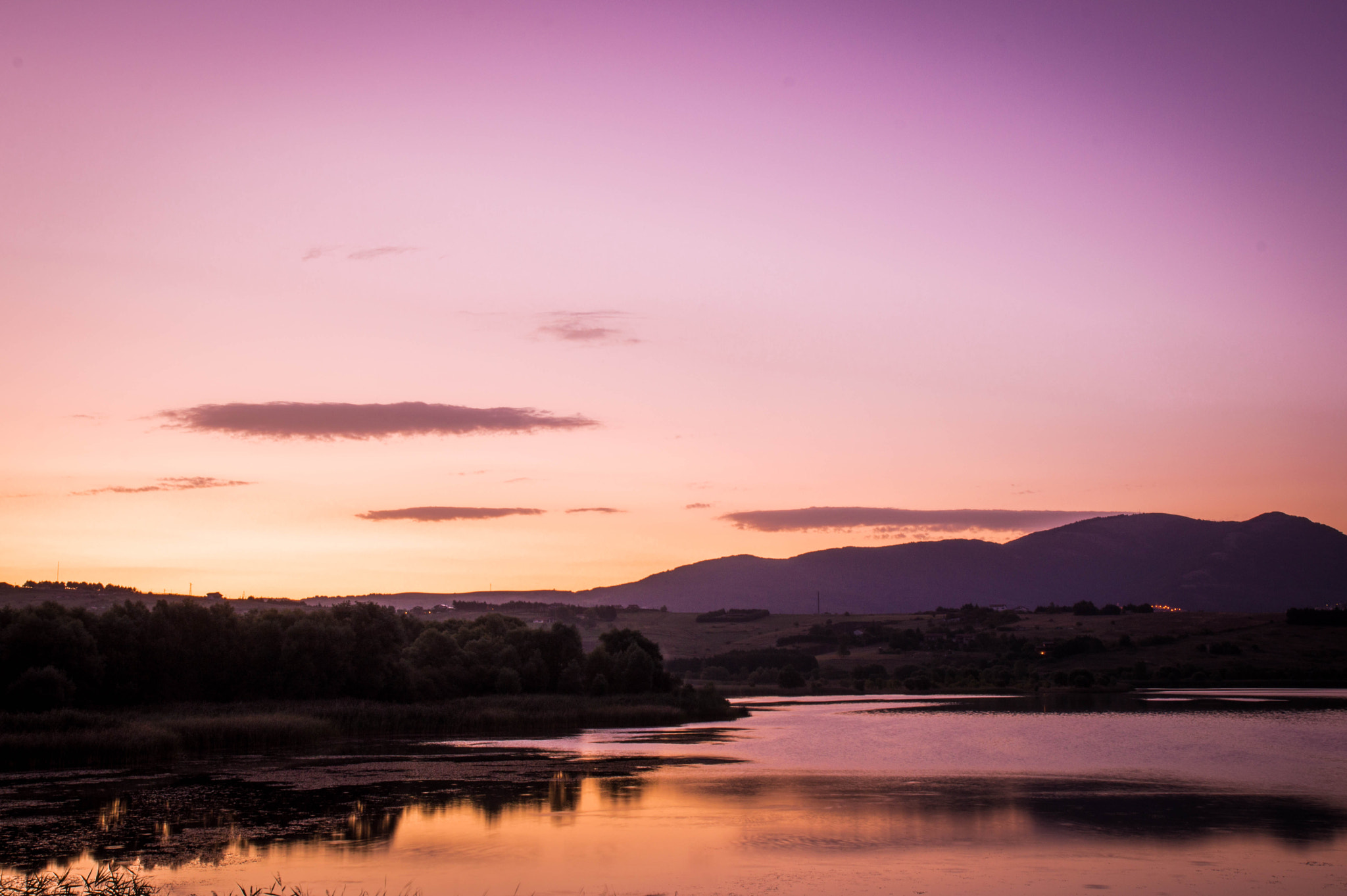 Nikon D3200 sample photo. Tramonto sul lago photography