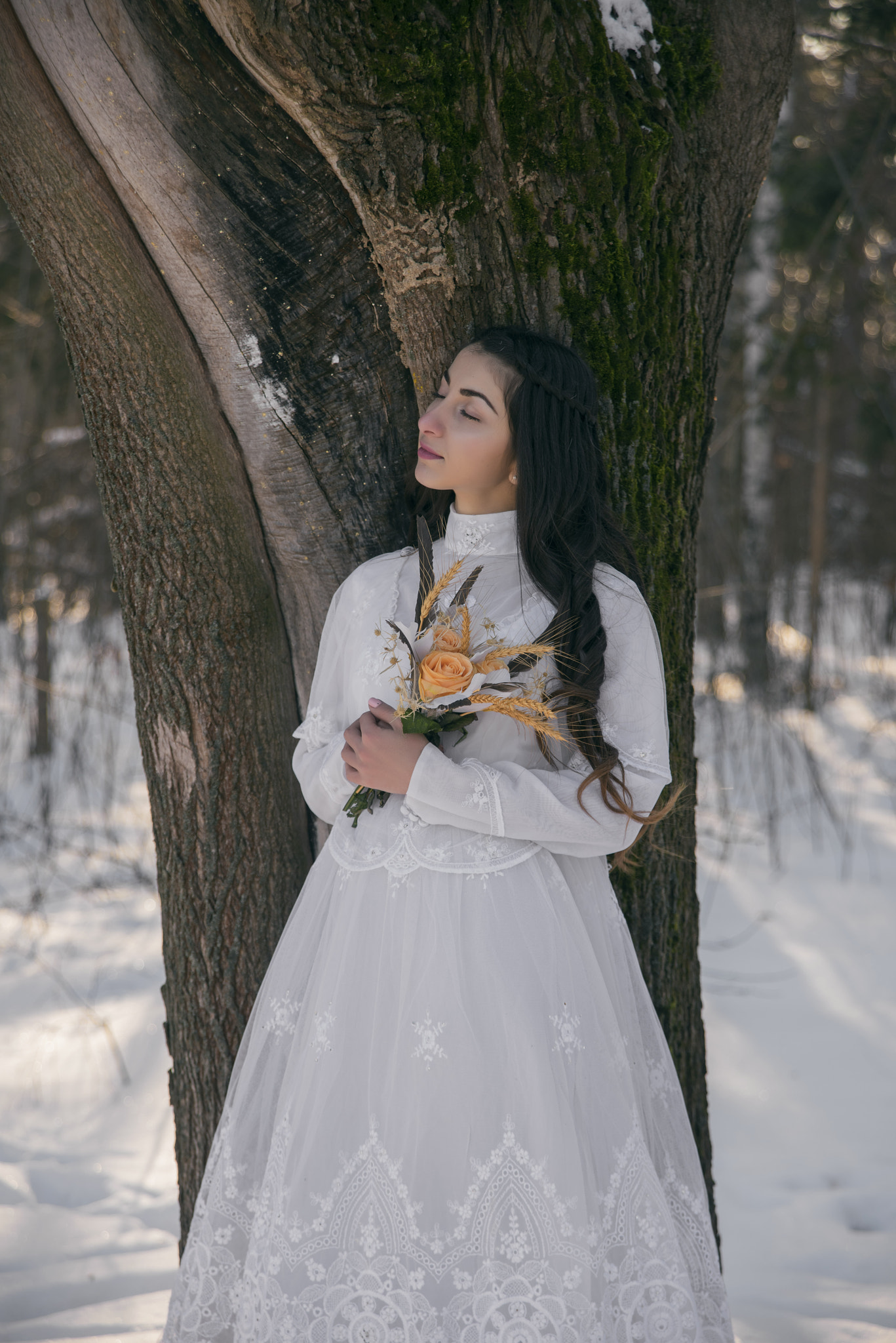 Nikon AF Nikkor 24-85mm F2.8-4D IF sample photo. В белом photography