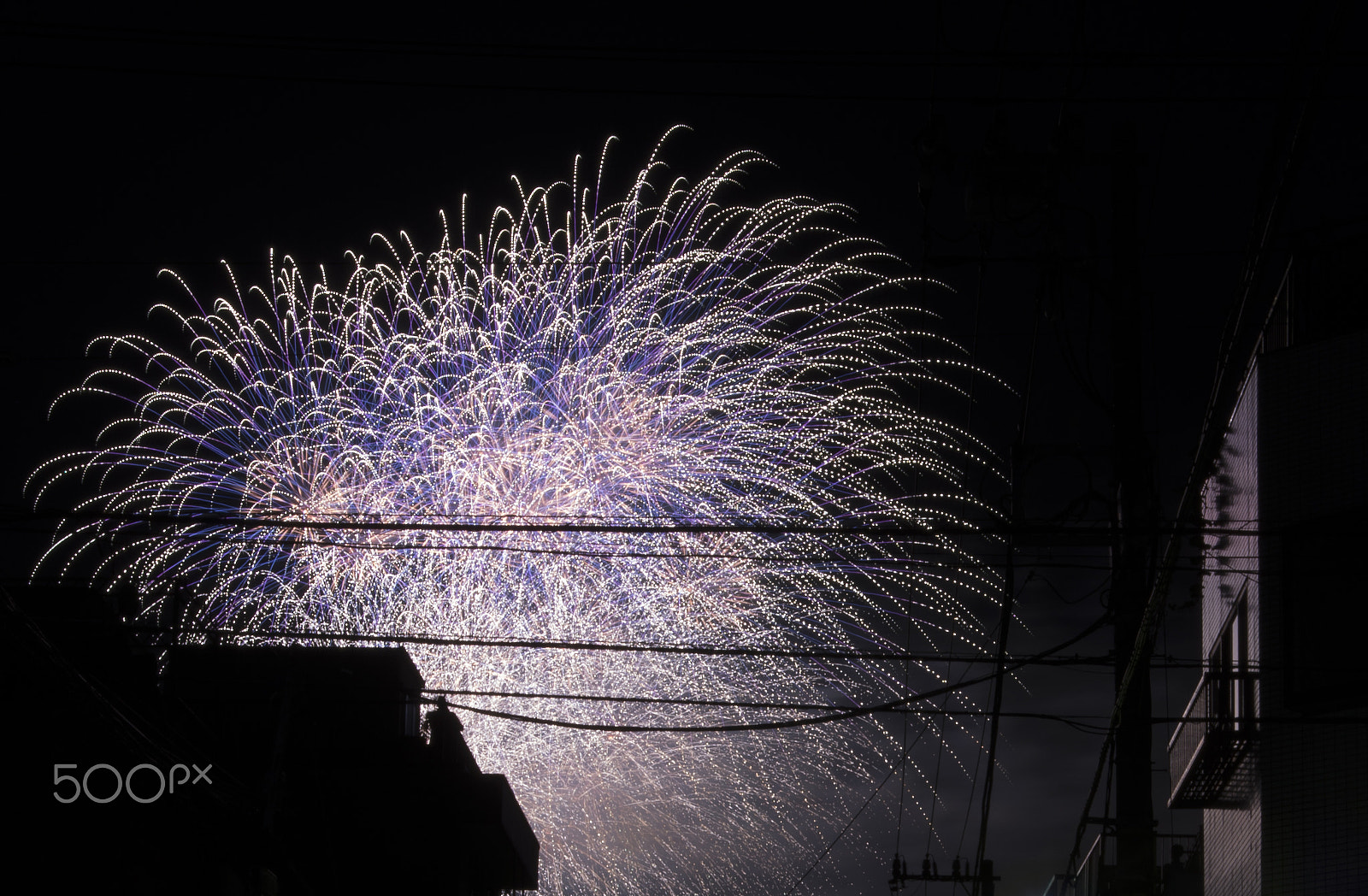 Nikon AF Nikkor 24-85mm F2.8-4D IF sample photo. Sumidagawa firework festival photography
