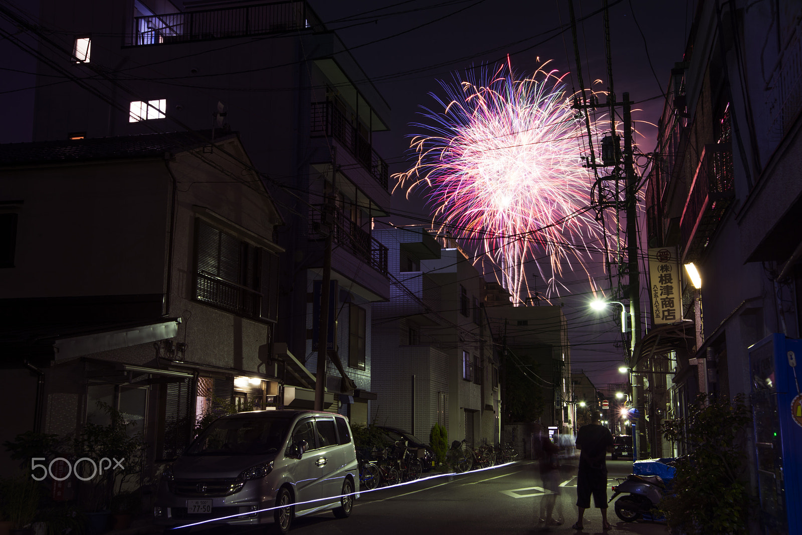 Nikon AF Nikkor 24-85mm F2.8-4D IF sample photo. Sumidagawa firework festival photography