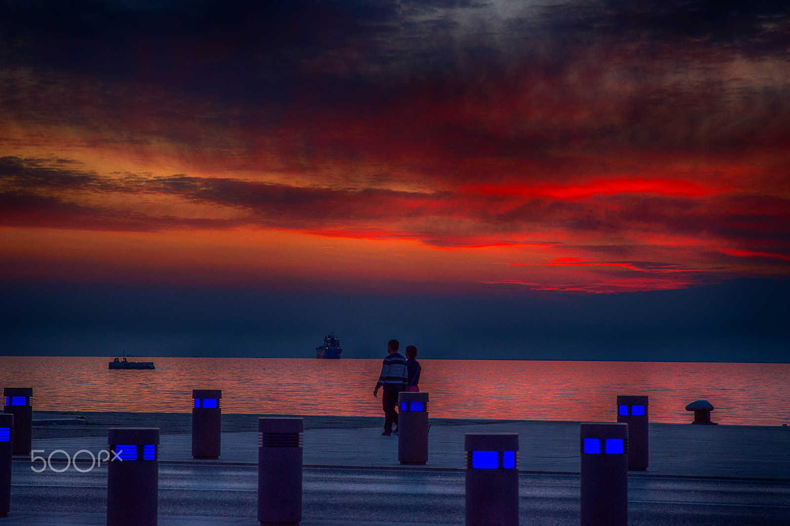 Tamron SP 24-70mm F2.8 Di VC USD sample photo. Sunset on trieste photography