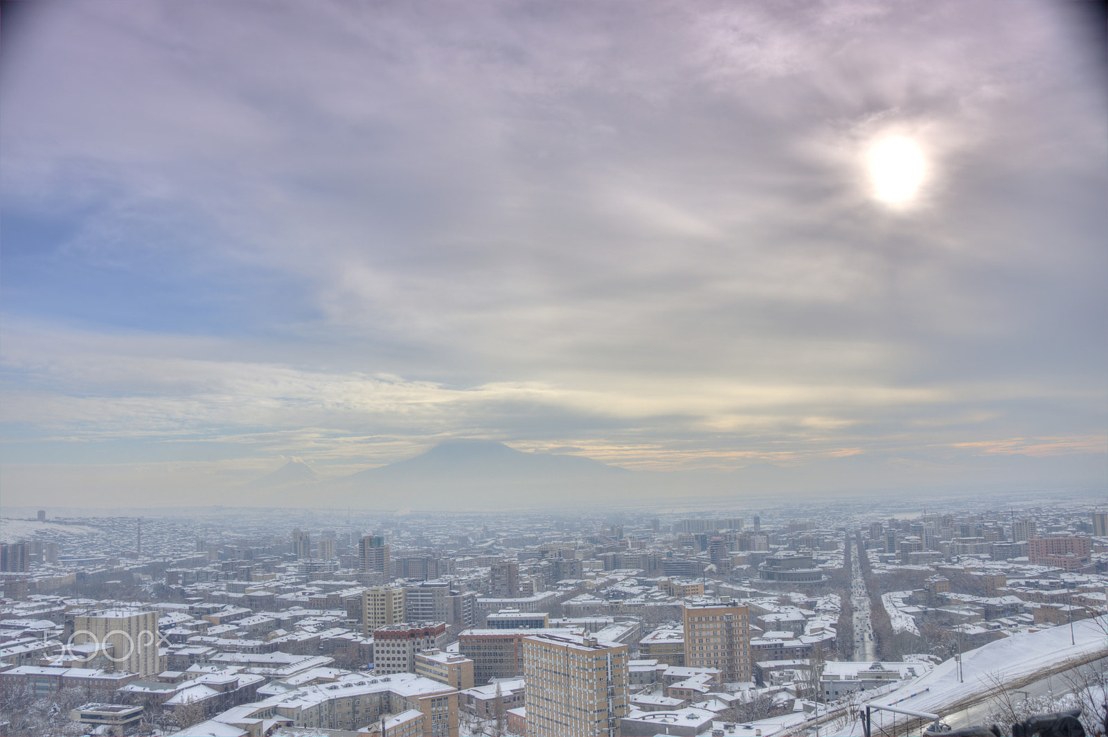Nikon D7200 sample photo. Winter sun in yerevan photography