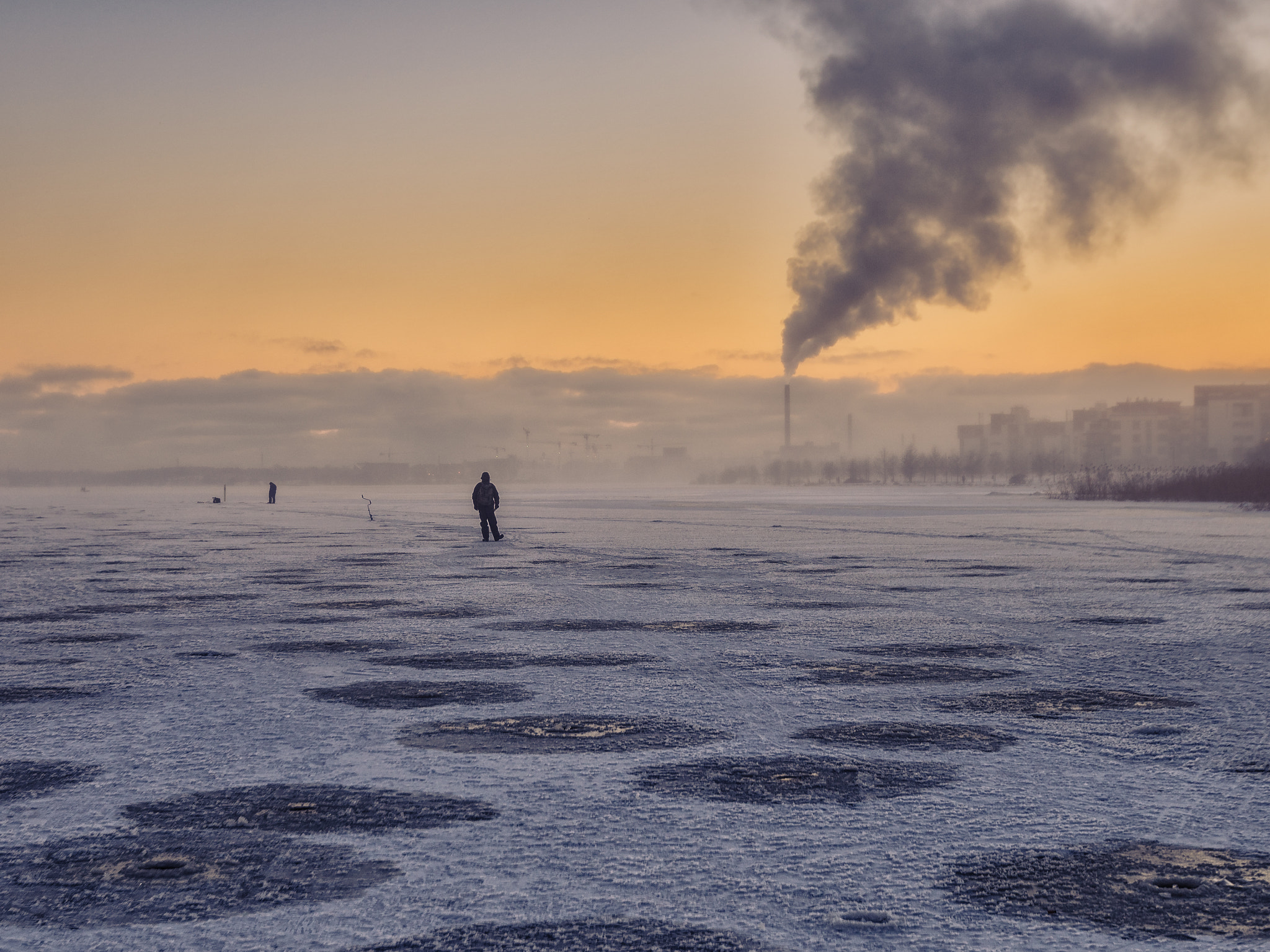 DT 0mm F0 SAM sample photo. Ice fishing, helsinki photography